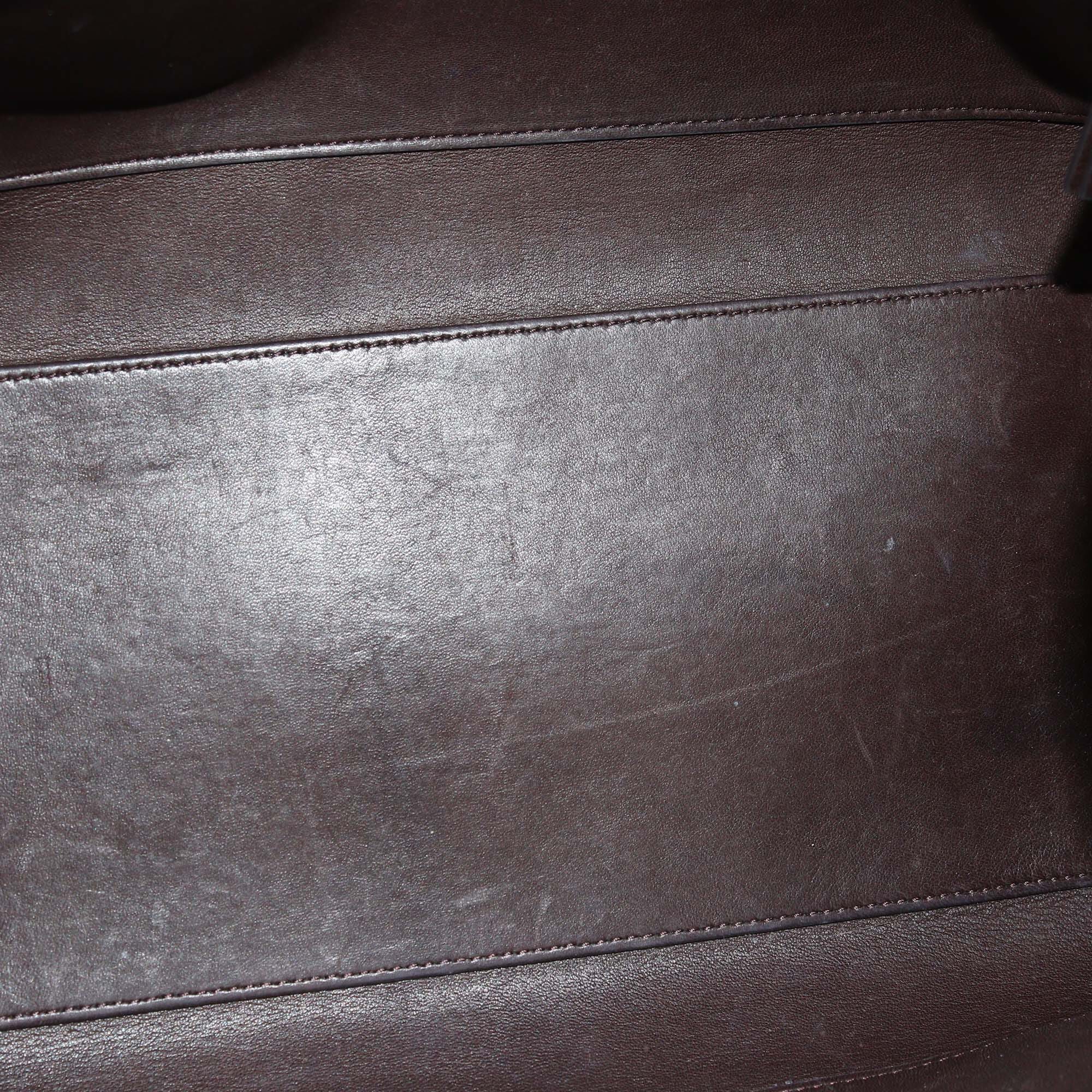 The Row Brown Soft Leather Margaux 17 Tote Womens The Row