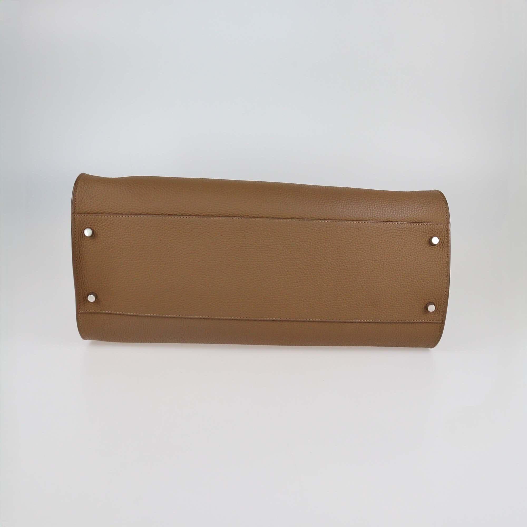 The Row Brown Soft Leather Margaux 17 Tote Womens The Row