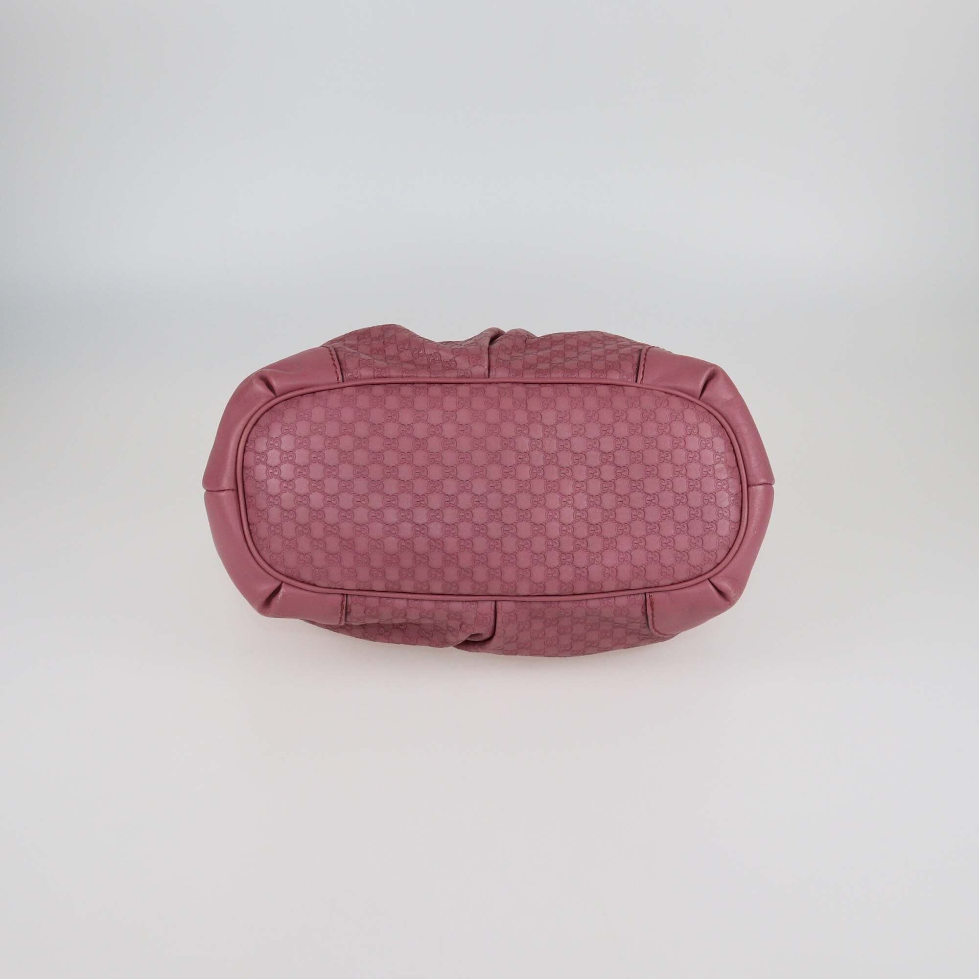 Gucci Old Rose Guccissima Leather Sukey Medium Tote Womens Gucci