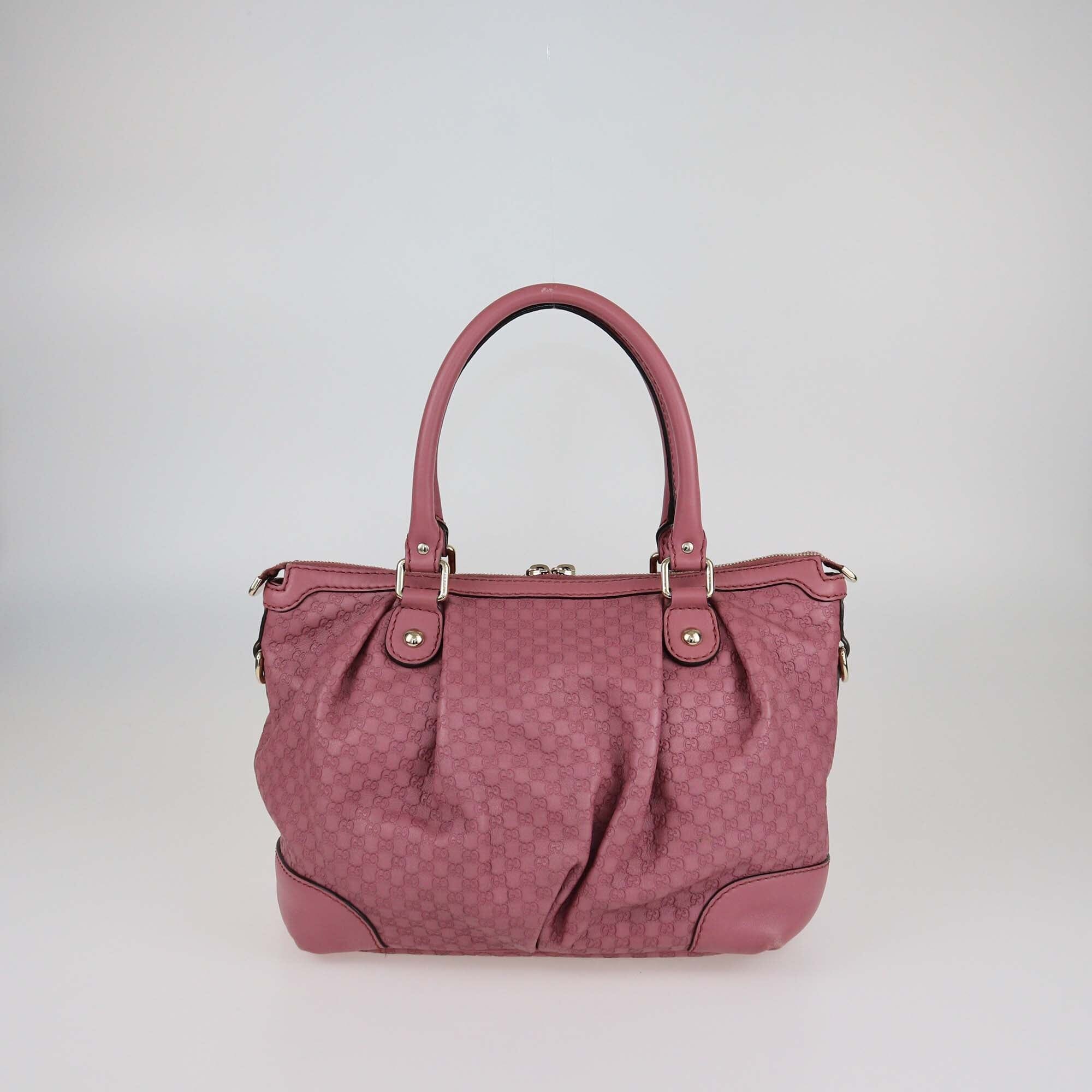 Gucci Old Rose Guccissima Leather Sukey Medium Tote Womens Gucci