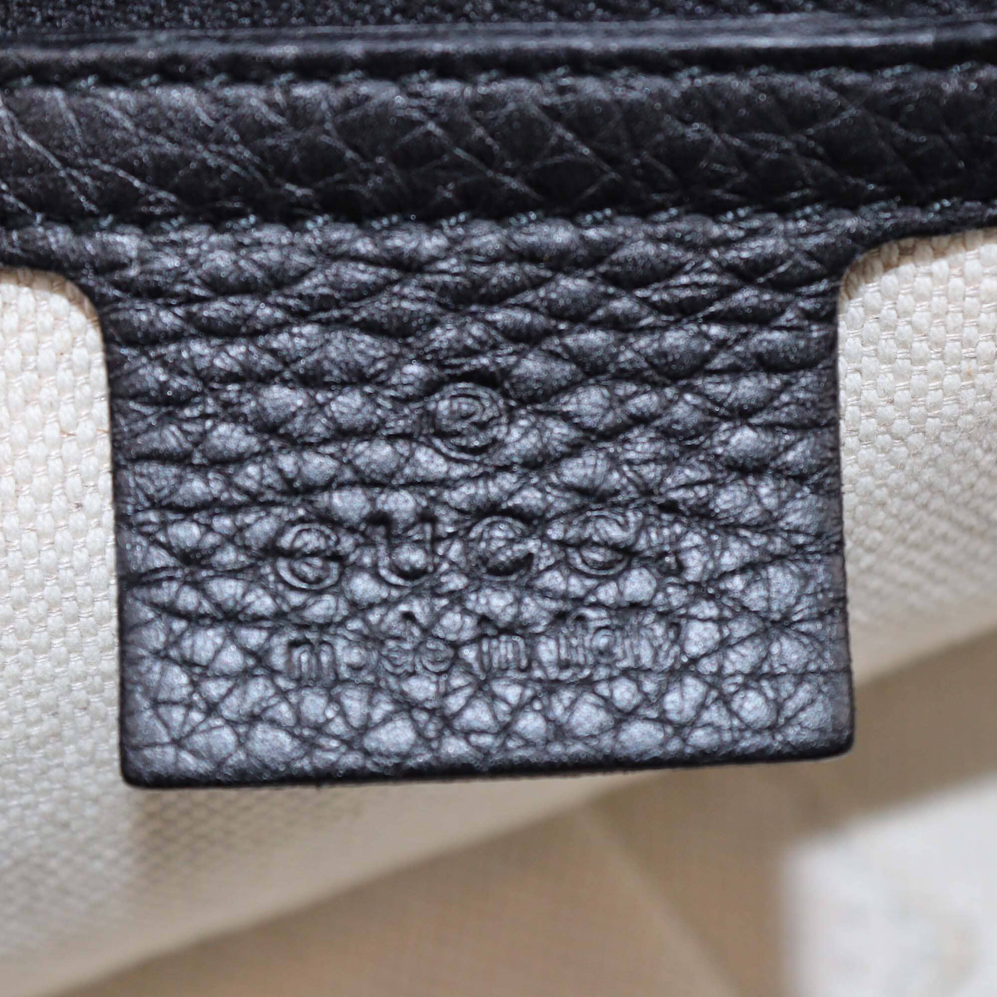 Gucci Black Leather Ride Large Shoulder Bag Womens Gucci