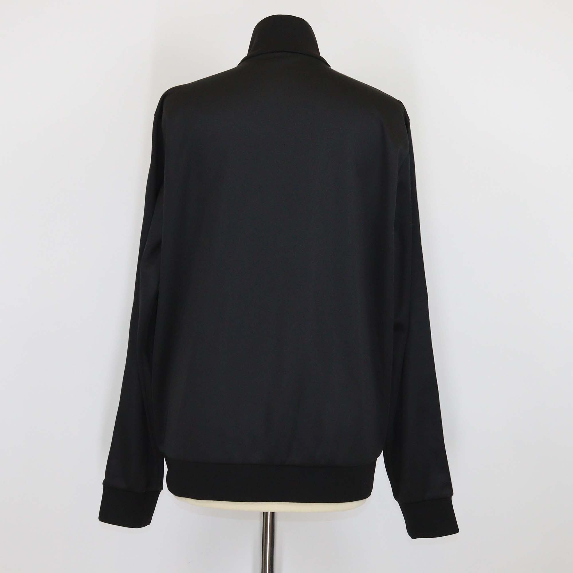 Dolce & Gabbana Black Jersey Side Logo Zipped up Jacket