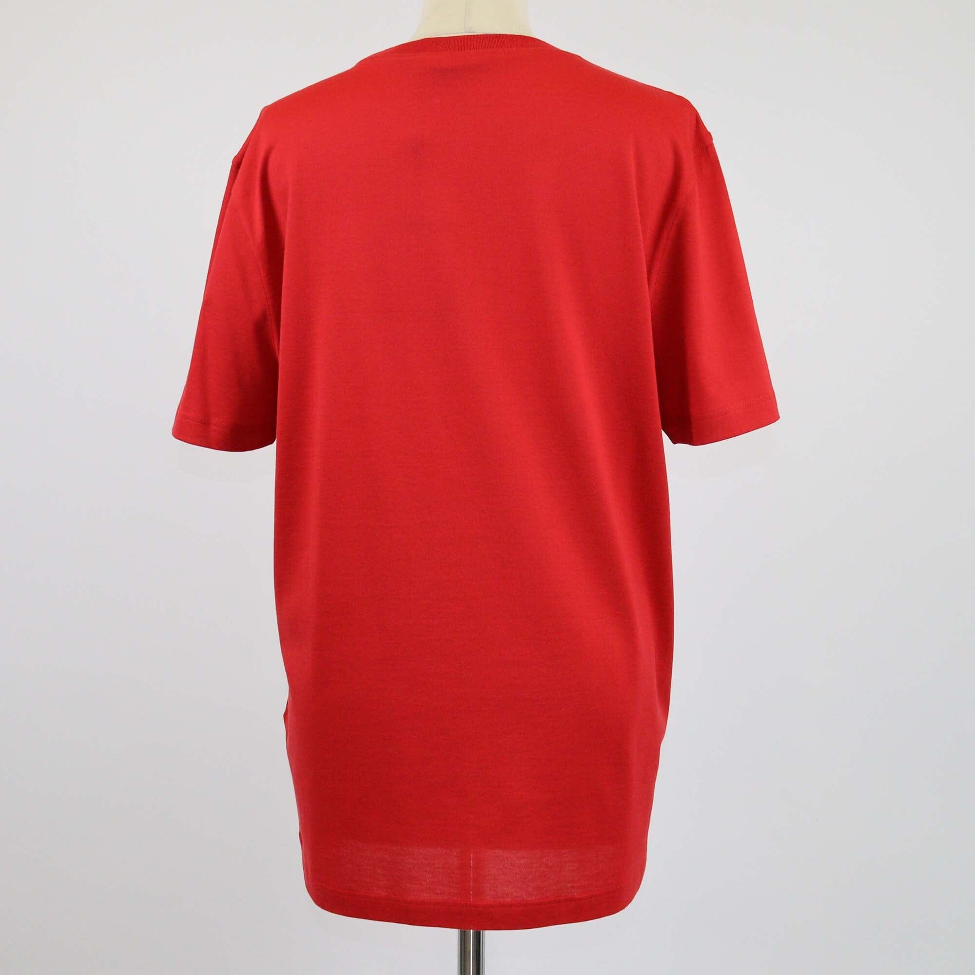 Louis Vuitton Rouge Vif Classic Short Sleeve T-Shirt Mens Louis Vuitton