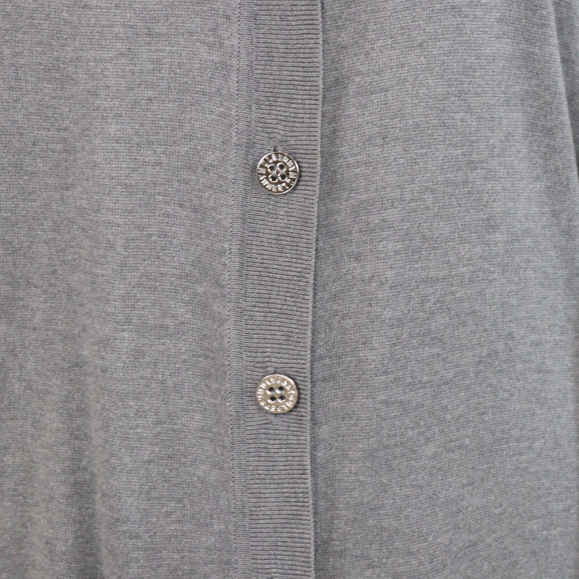 Mulberry Grey Blend Silk Long Cardigan