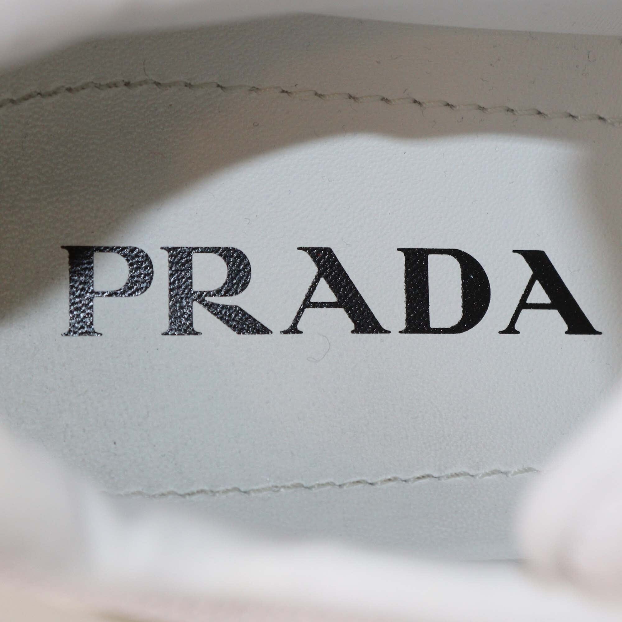 Prada Black Mesh and Rubber Cloudbust Thunder Low Top Sneakers Womens Prada