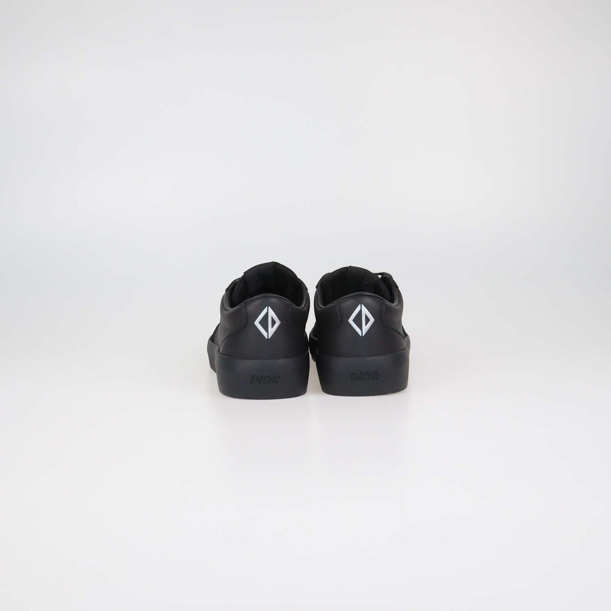 Christian Dior Black Leather and Suede B101 Low Top Sneakers