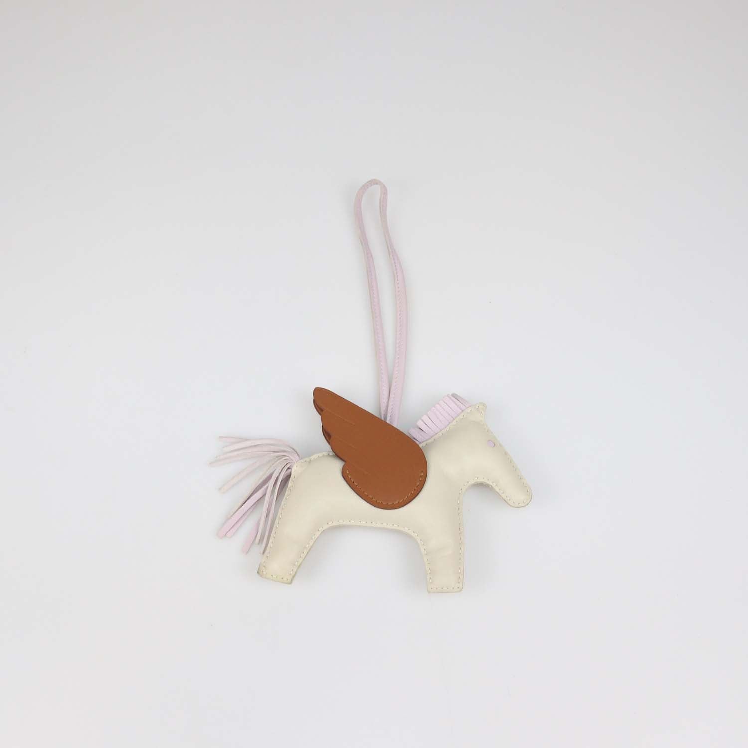 Hermes Multicolor Leather Rodeo Pegasus MM Bag Charm