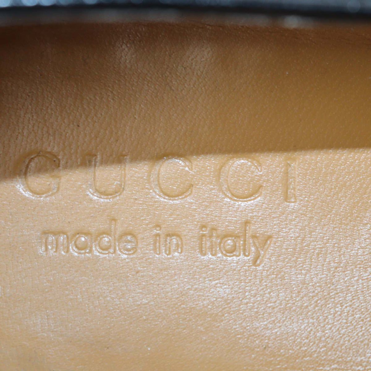 Gucci Black Glossy Leather Horsebit Loafers