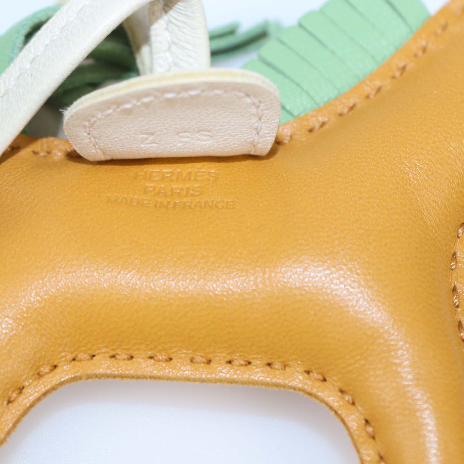 Hermes Tricolor Leather Rodeo Pegasus PM Bag Charm