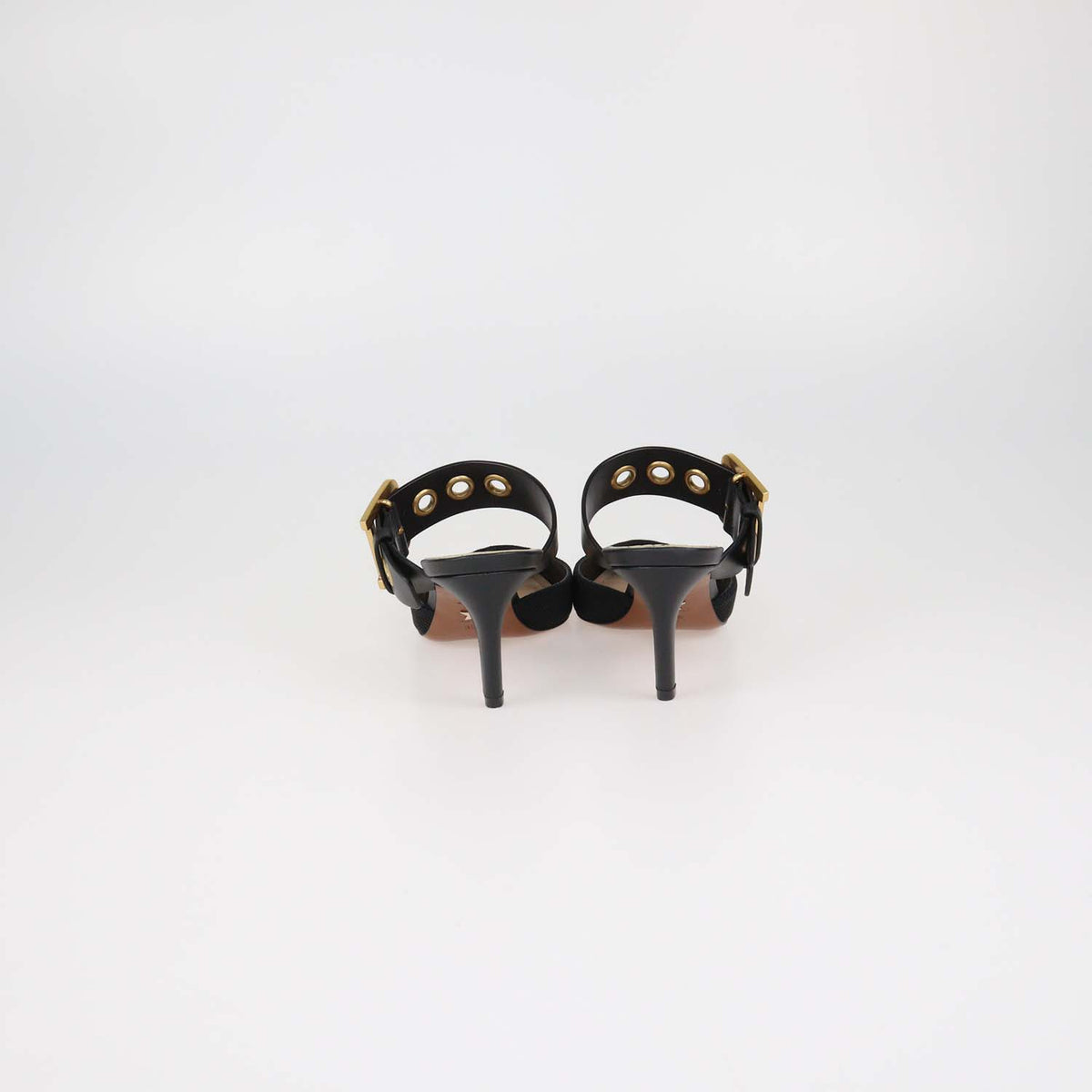 Christian Dior Black Technical Fabric D-Dior Mules