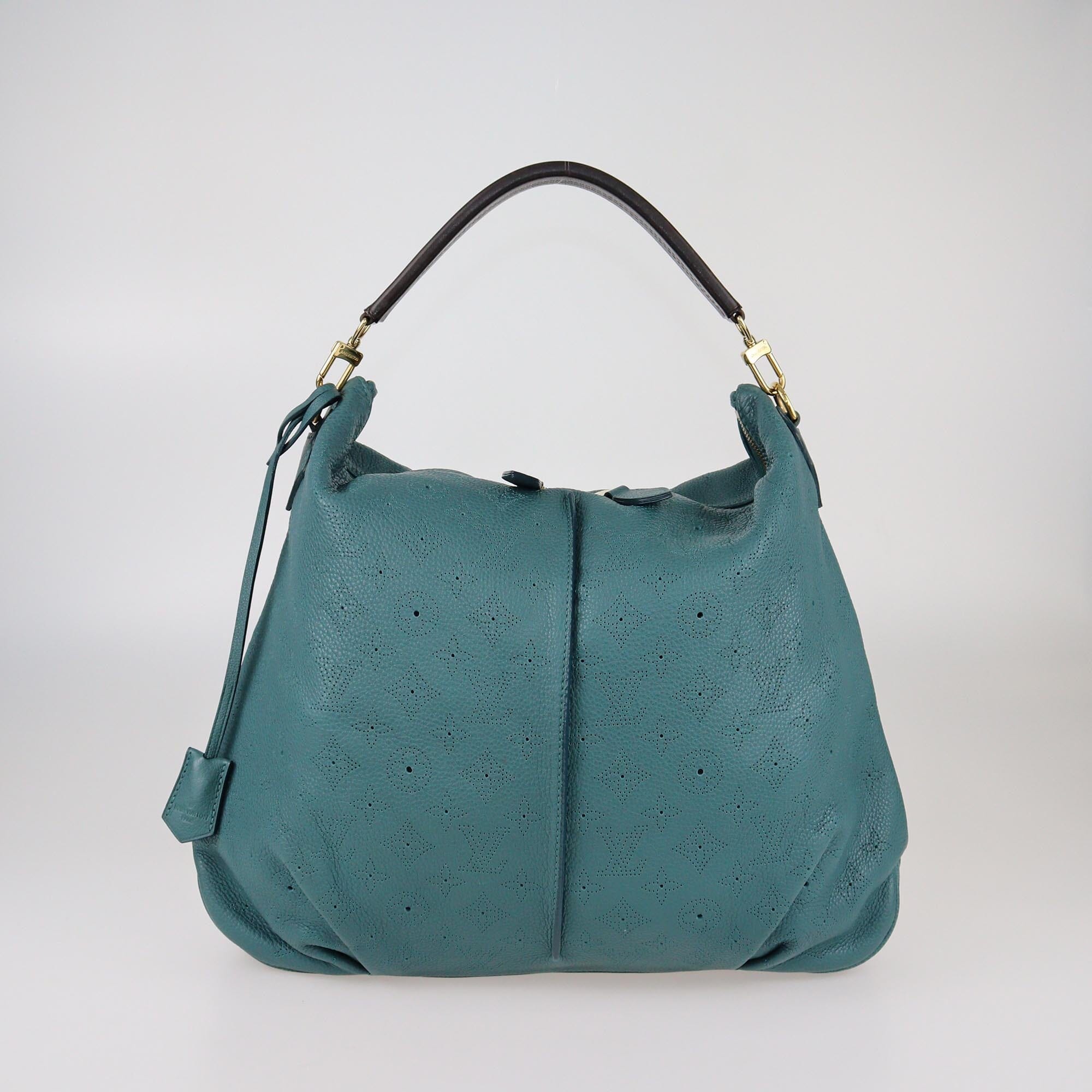 Louis Vuitton Lagoon Monogram Mahina Selene MM Bag Womens Louis Vuitton