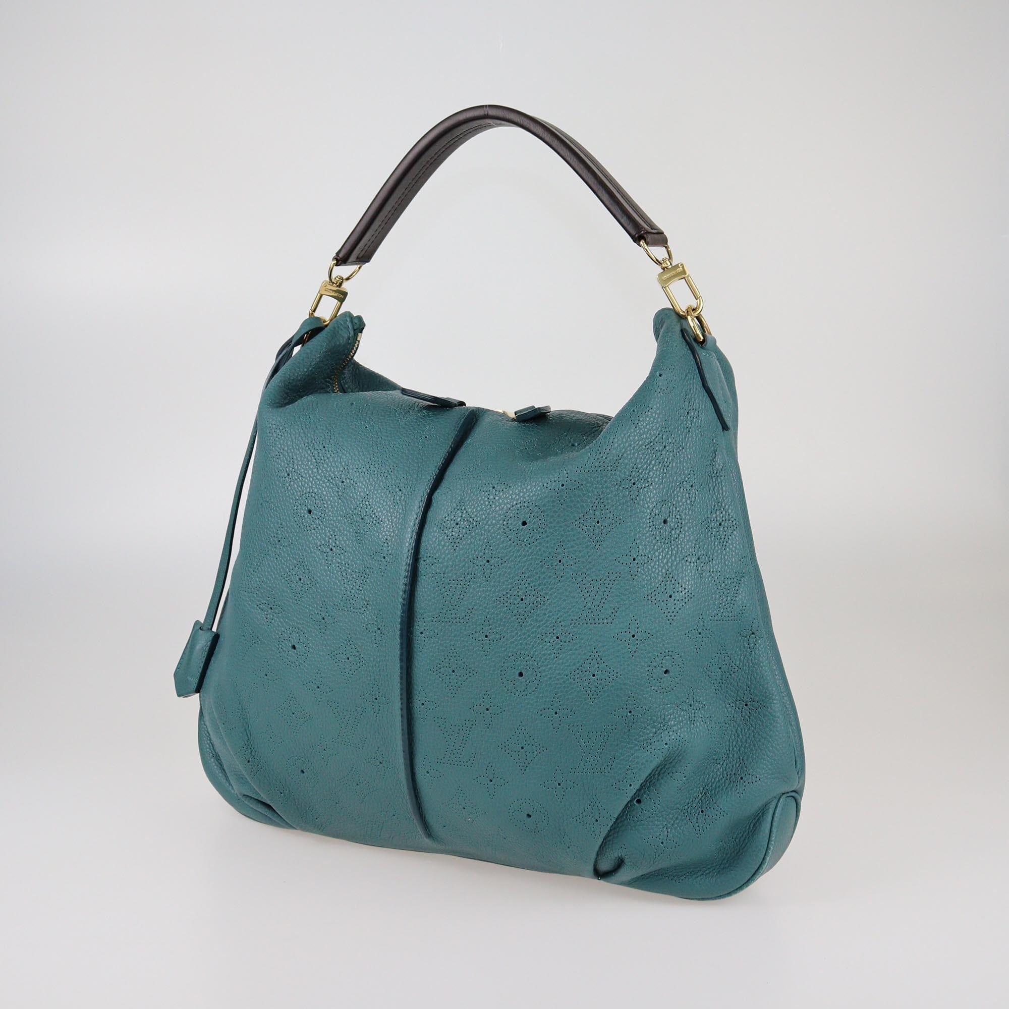 Louis Vuitton Lagoon Monogram Mahina Selene MM Bag Womens Louis Vuitton