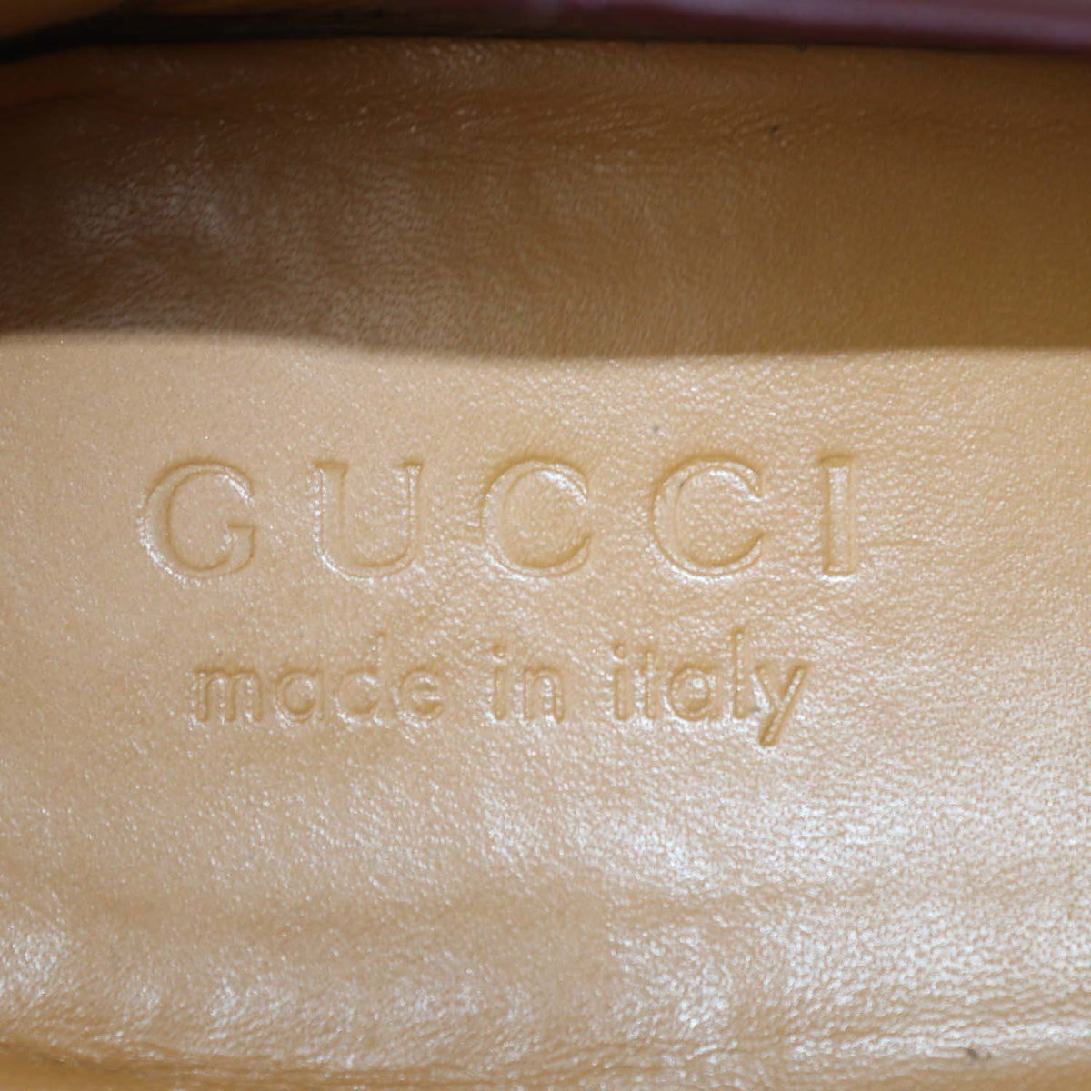 Gucci Burgundy Leather Web Horsebit Loafers