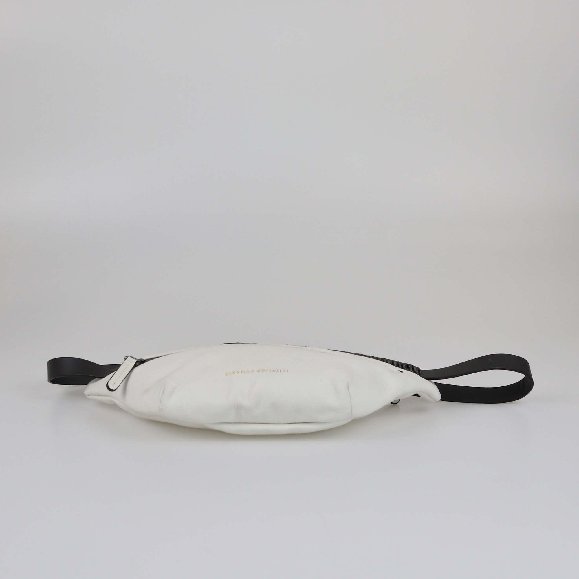 Brunello Cucinelli Off White Belt Bag Womens Brunello Cucinelli