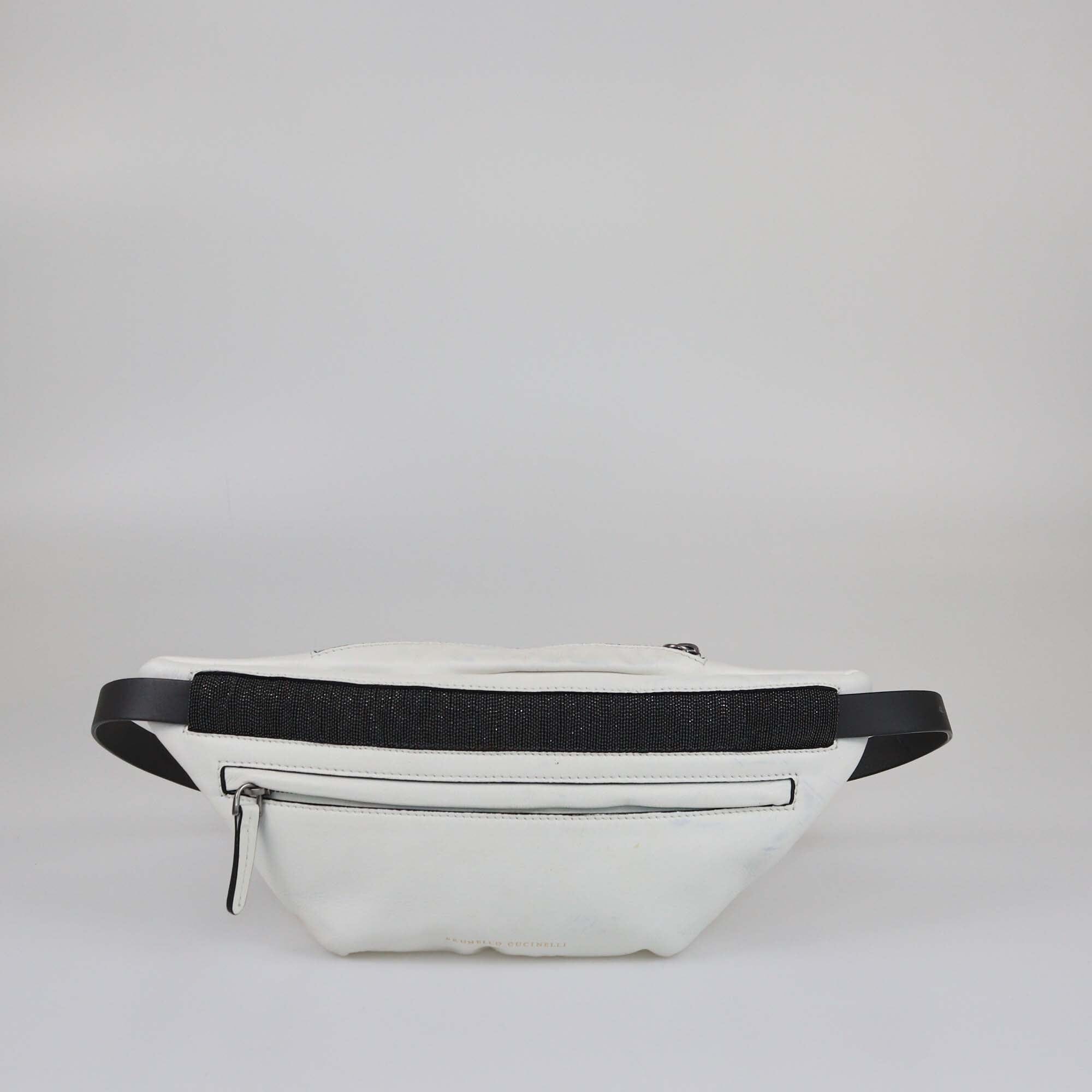Brunello Cucinelli Off White Belt Bag Womens Brunello Cucinelli