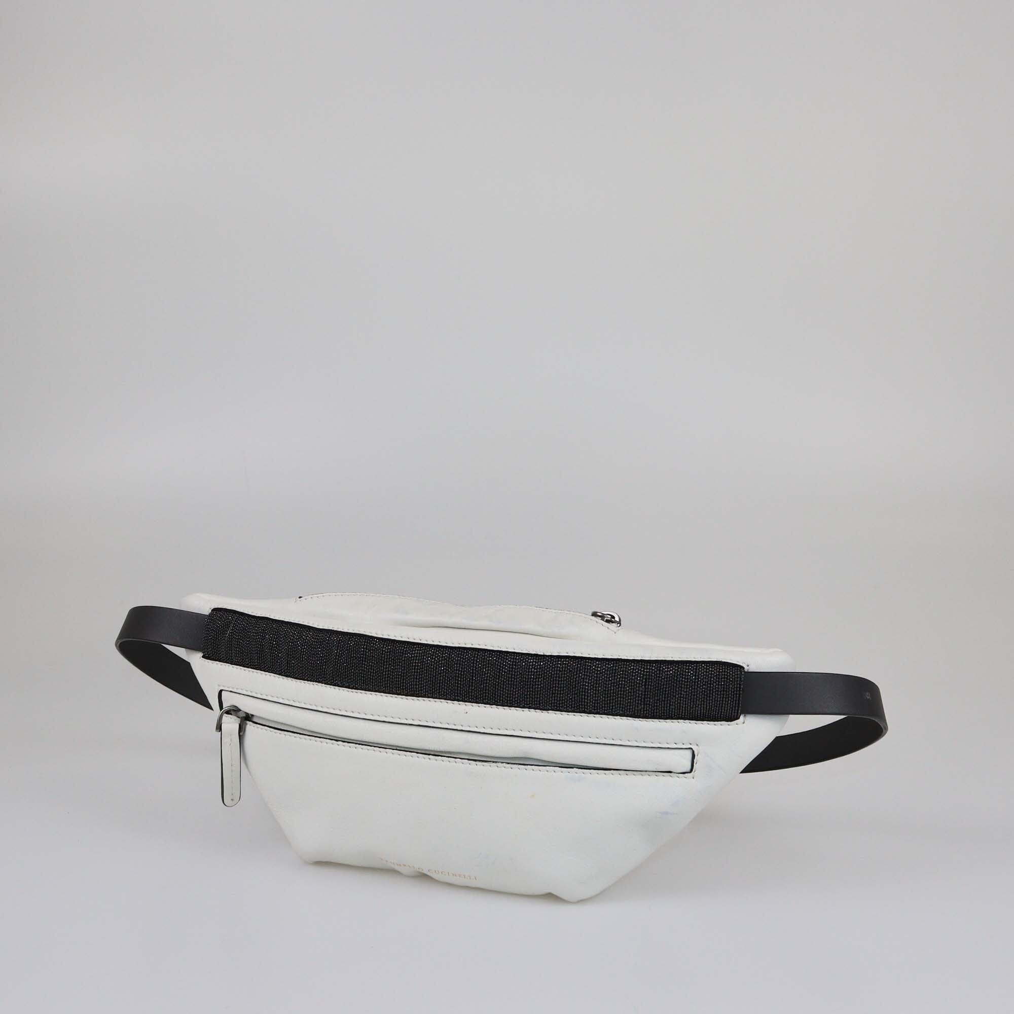 Brunello Cucinelli Off White Belt Bag Womens Brunello Cucinelli