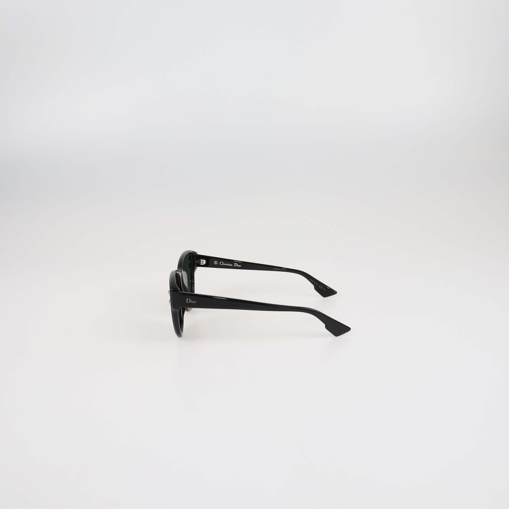 Christian Dior Black/Green DiorAddict3 Sunglasses Womens Christian Dior