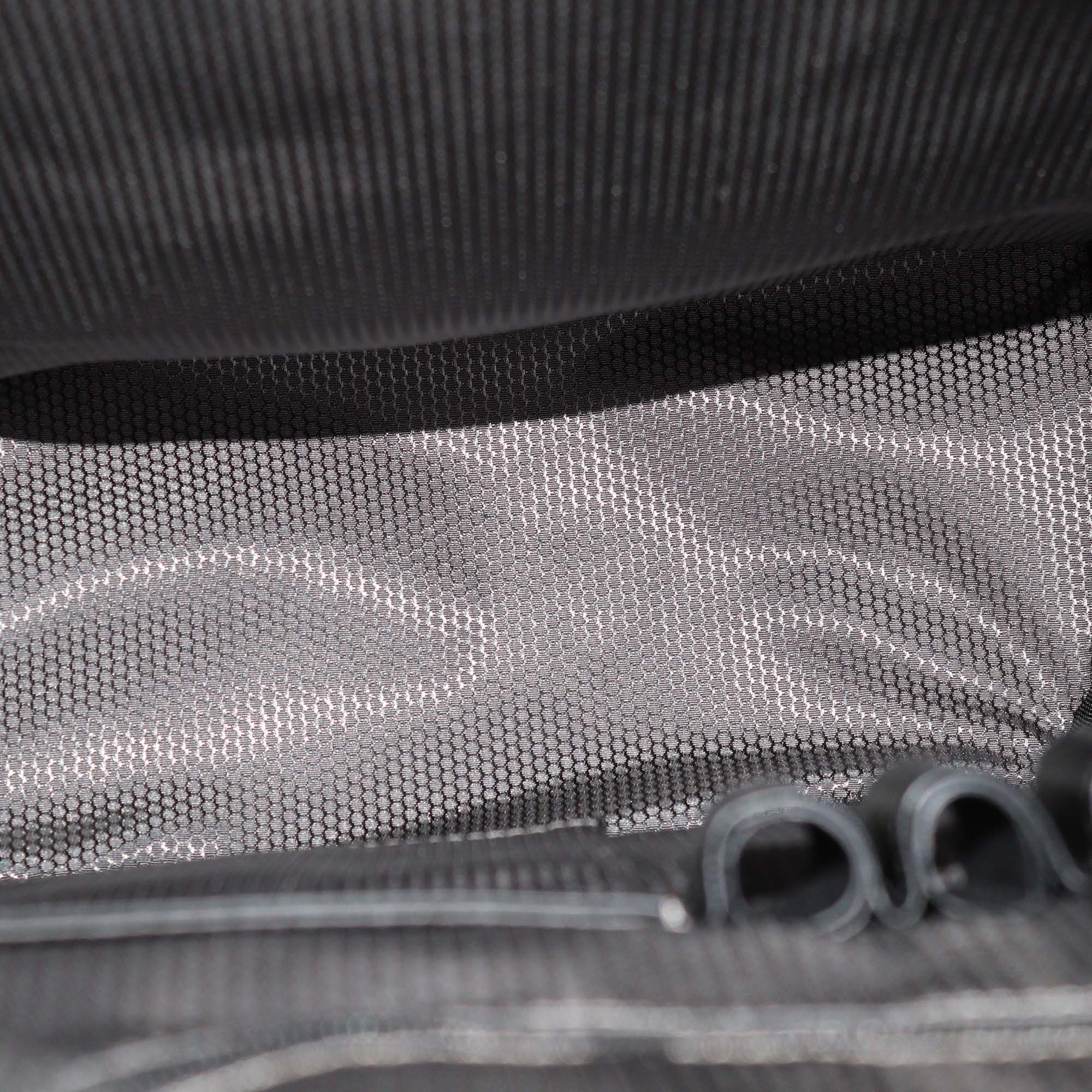 Montblanc Grey/Black Nylon and Leather Large Nightflight Backpack