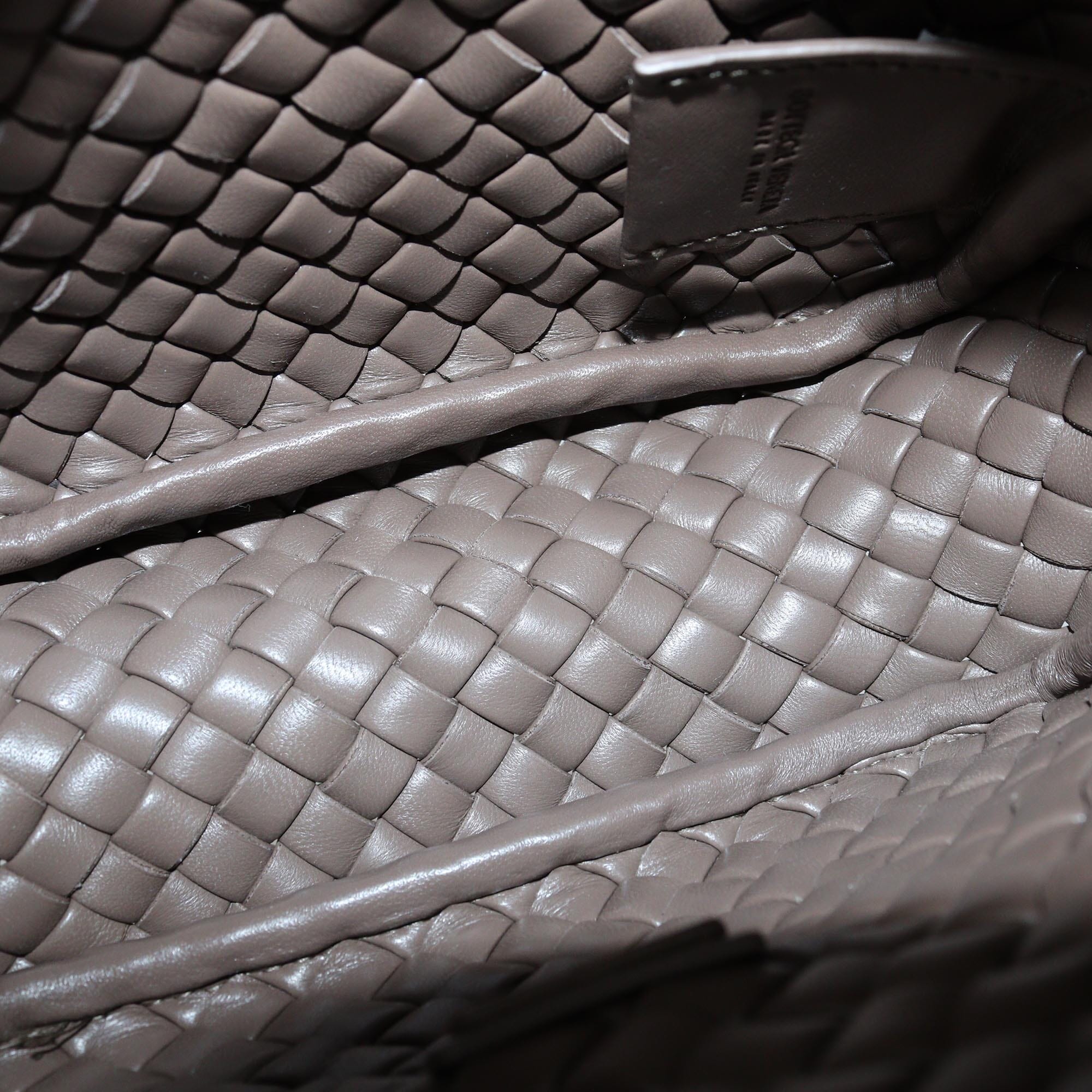 Bottega Veneta Brown Padded Intrecciato Mini Cobble Shoulder Bag Womens Bottega Veneta