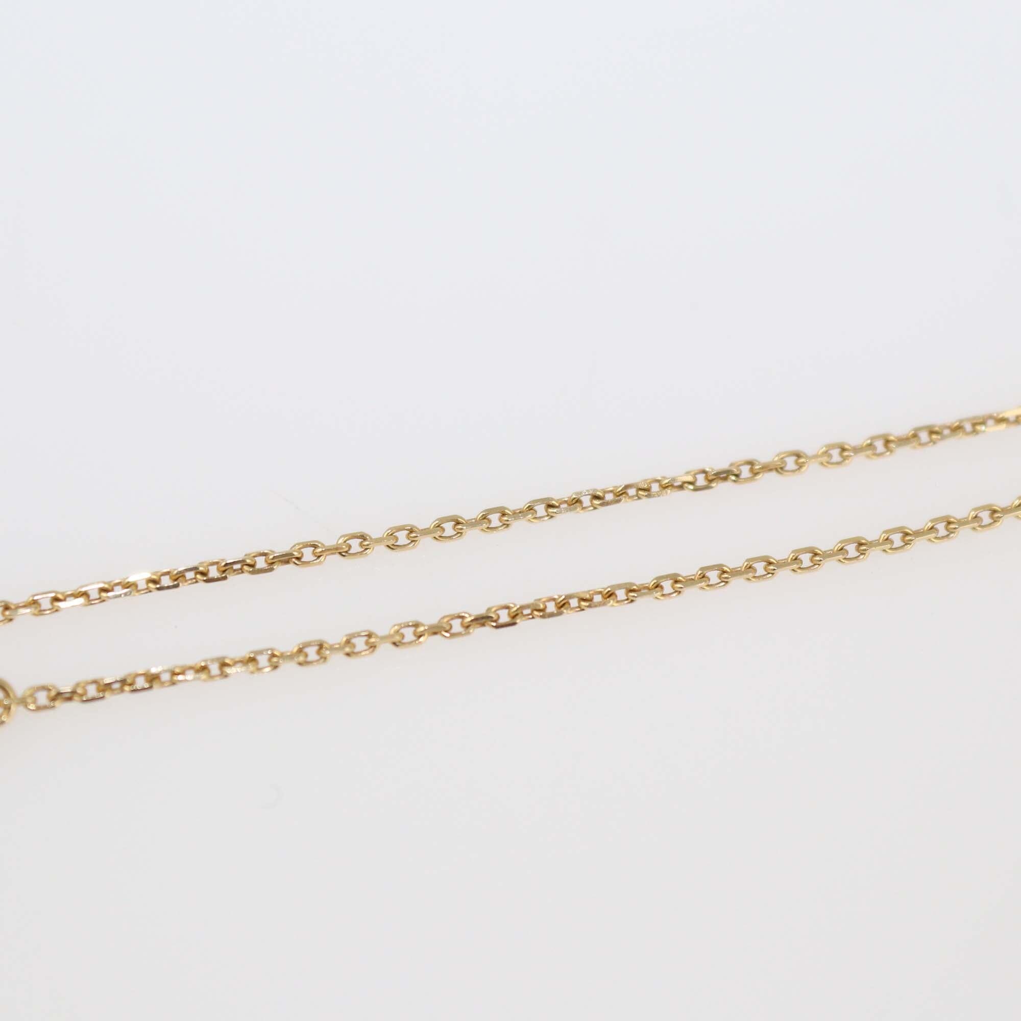 Van Cleef & Arpels 18K Yellow Gold Mother Of Pearl Sweet Alhambra Bracelet Womens Van Cleef & Arpels