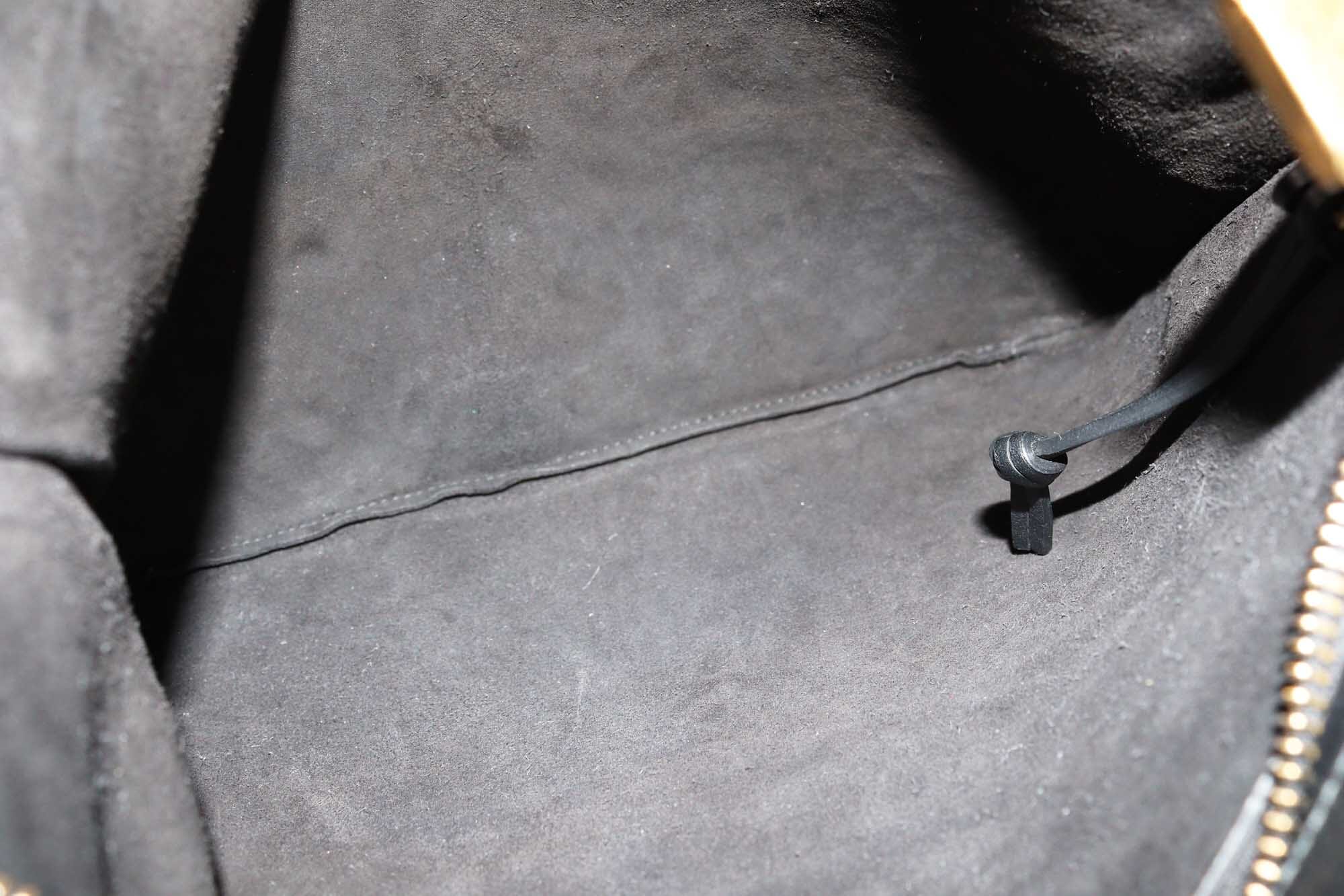 Christian Dior Black Embossed Logo Zip Pouch Bags Christian Dior