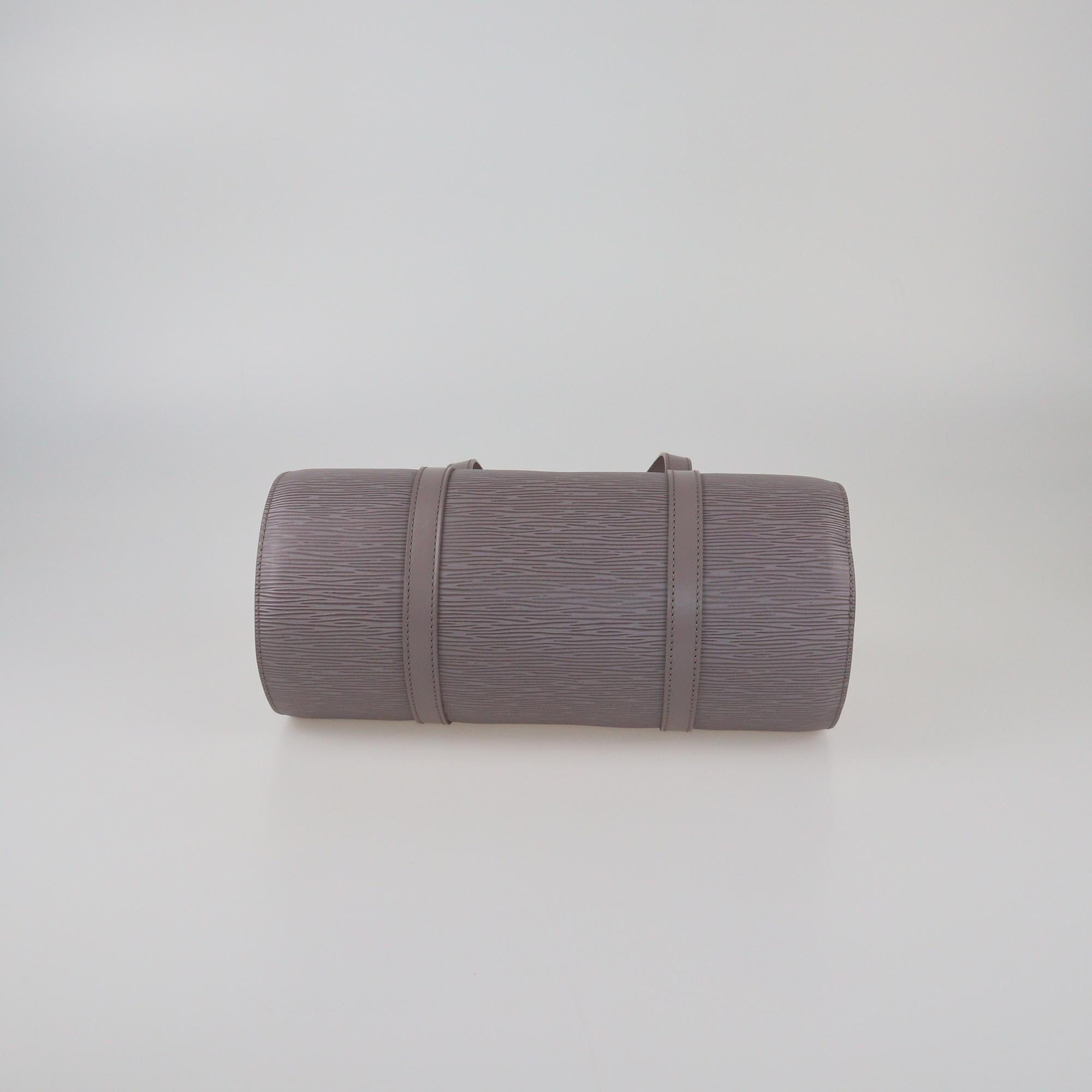 Louis Vuitton Lilac Epi Leather Soufflot Bag Womens Louis Vuitton