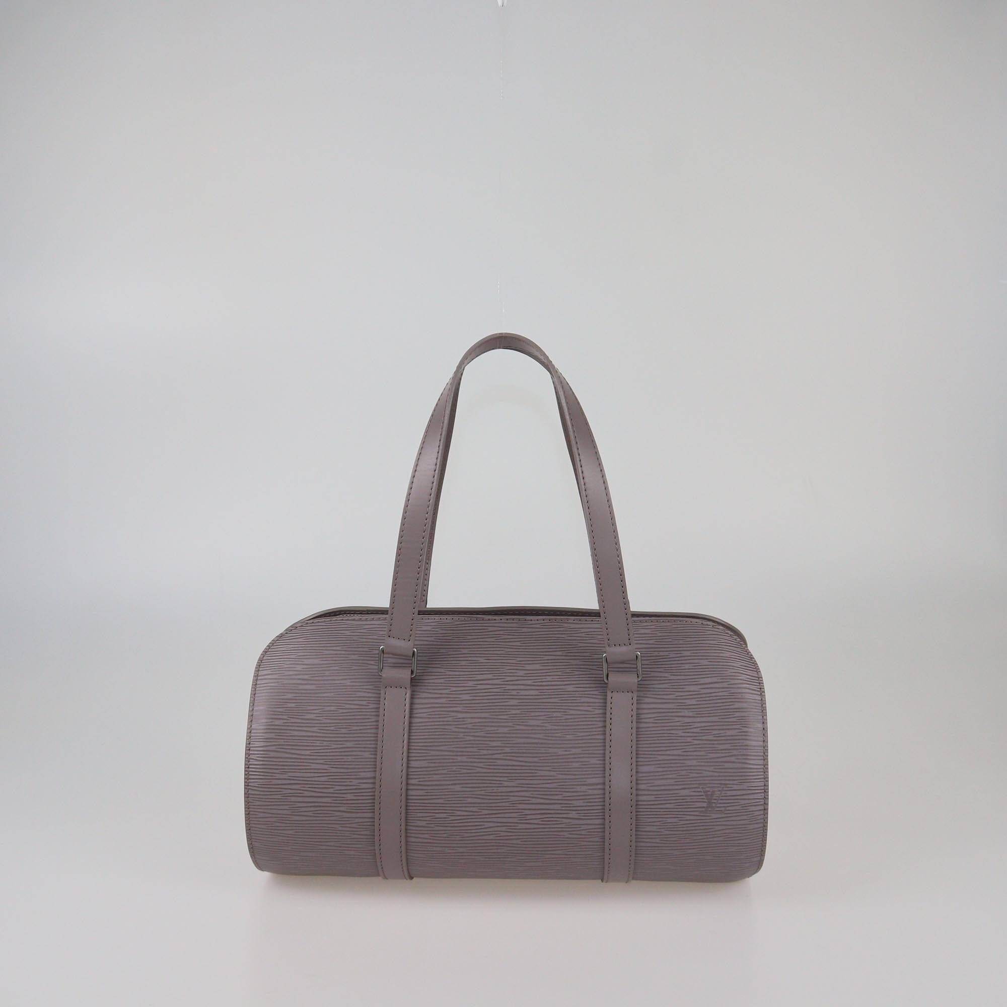 Louis Vuitton Lilac Epi Leather Soufflot Bag Womens Louis Vuitton