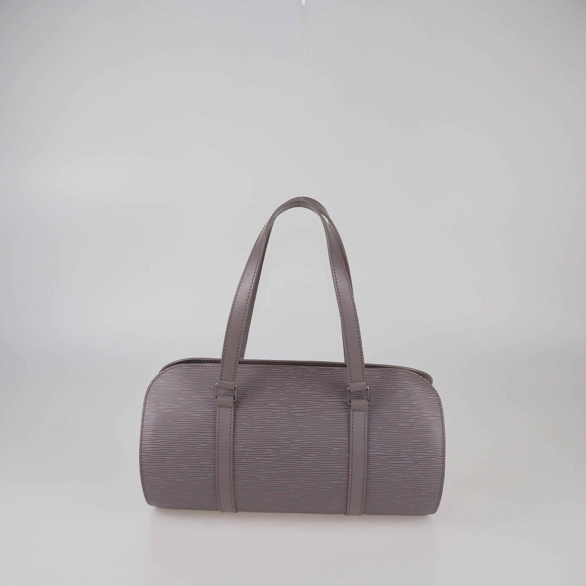 Louis Vuitton Lilac Epi Leather Soufflot Bag Womens Louis Vuitton
