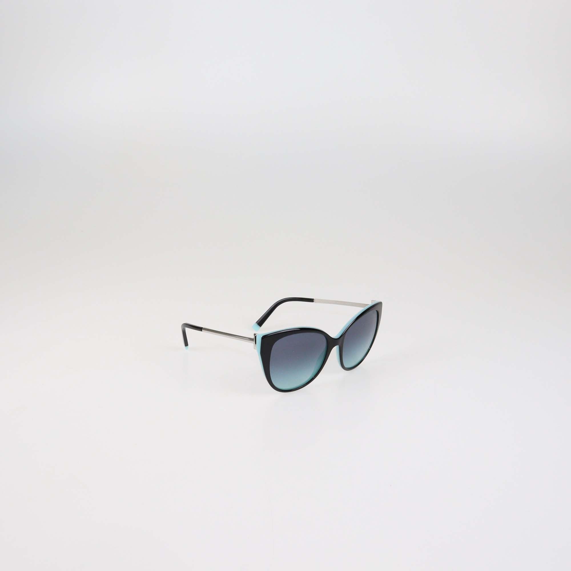 Tiffany & Co Black/Blue Gradient Butterfly Sunglasses