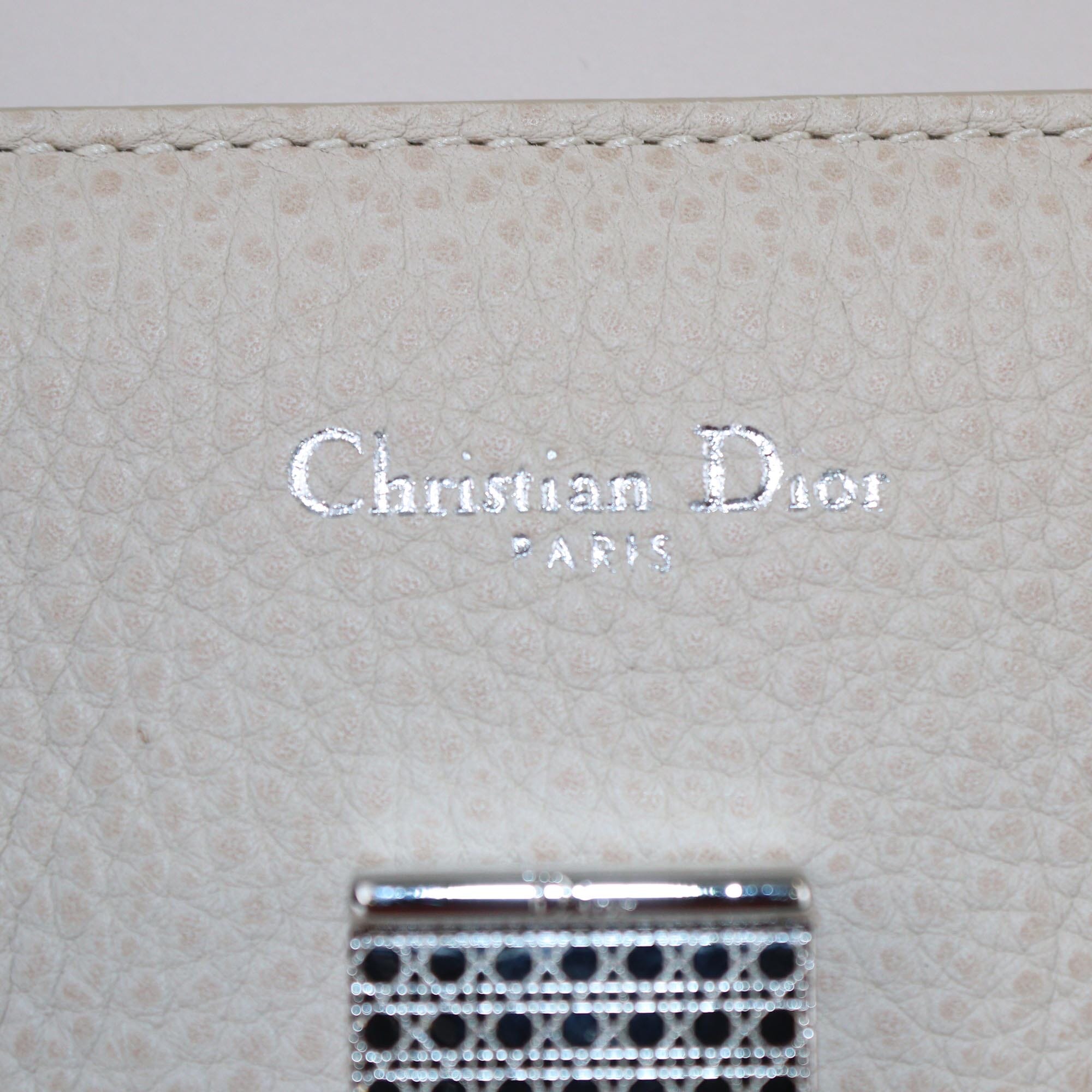 Christian Dior Beige Medium Dioriver Top Handle Bag Womens Christian Dior