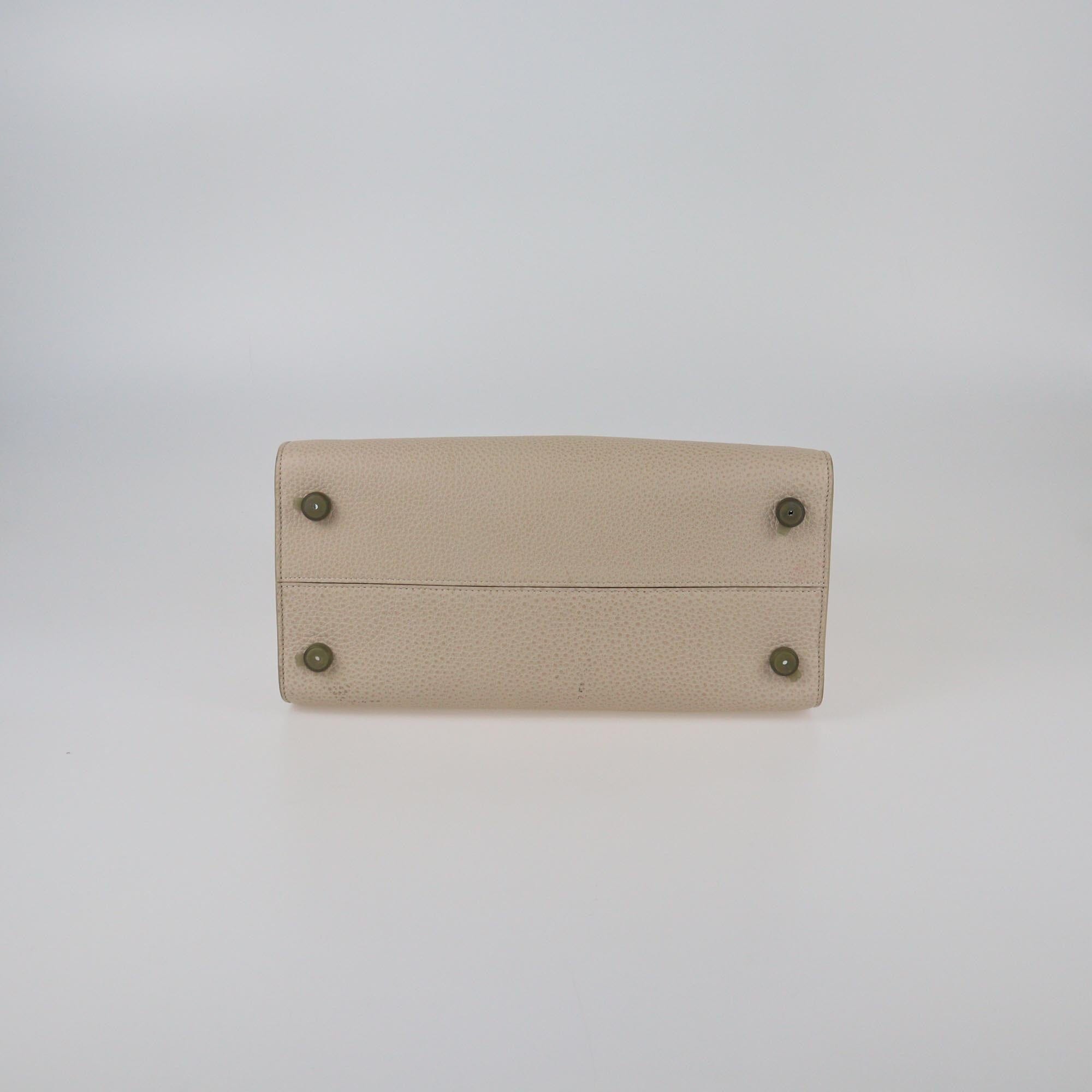 Christian Dior Beige Medium Dioriver Top Handle Bag Womens Christian Dior