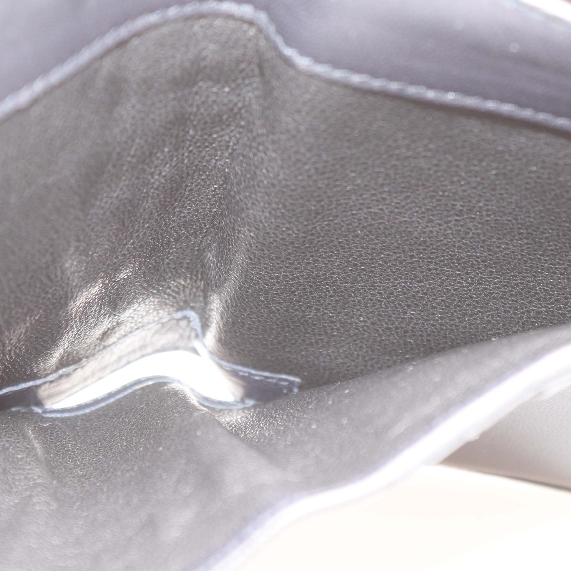 Cartier Two Tone Grey Leather Must de Cartier Bifold Wallet