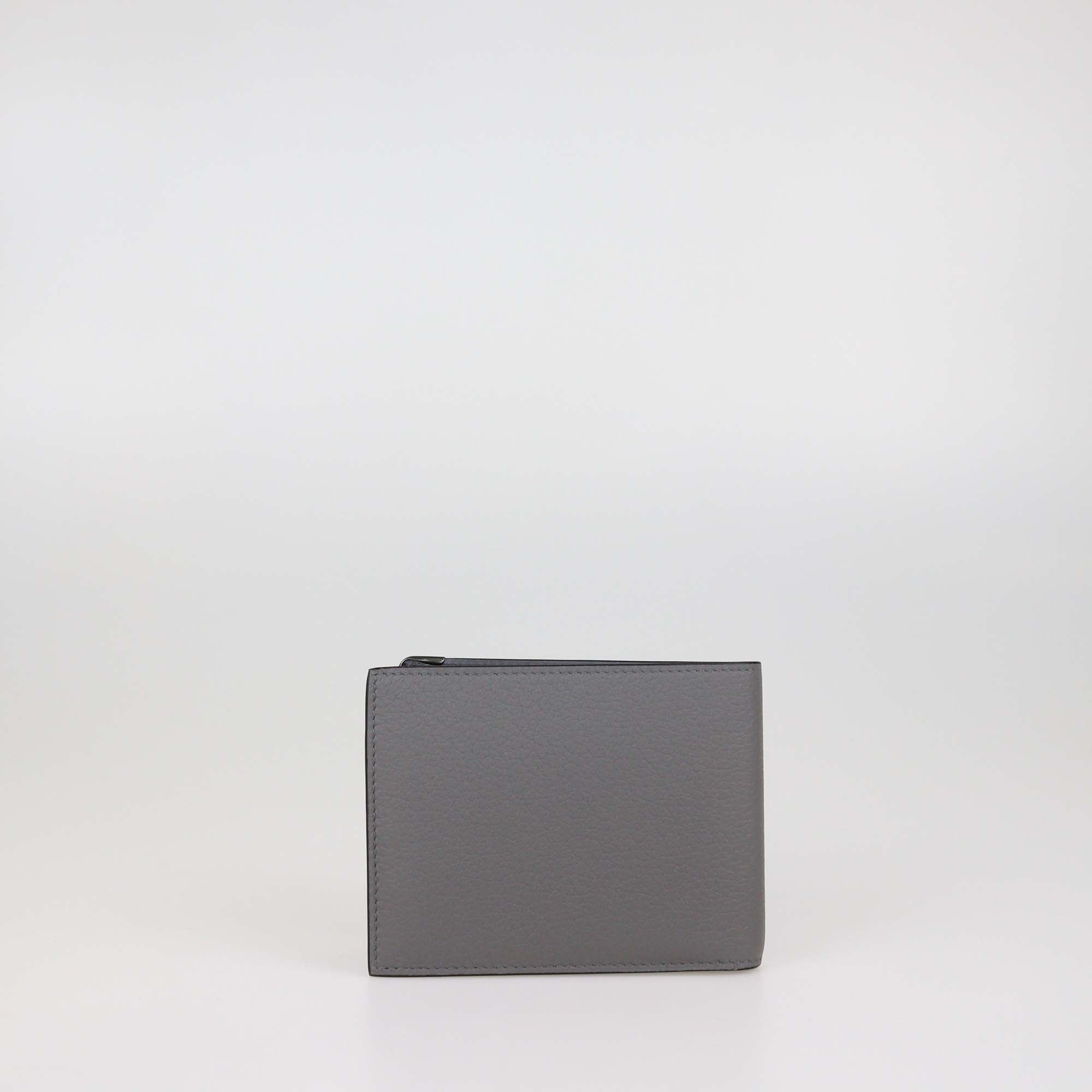 Cartier Two Tone Grey Leather Must de Cartier Bifold Wallet