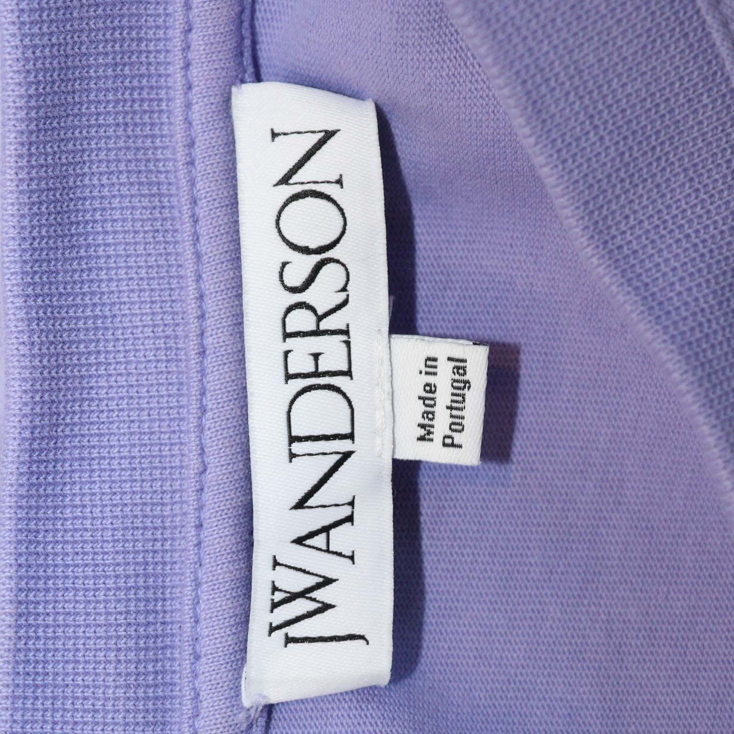 J.W. Anderson Purple Cotton Logo Embroidery Gradient T-shirt