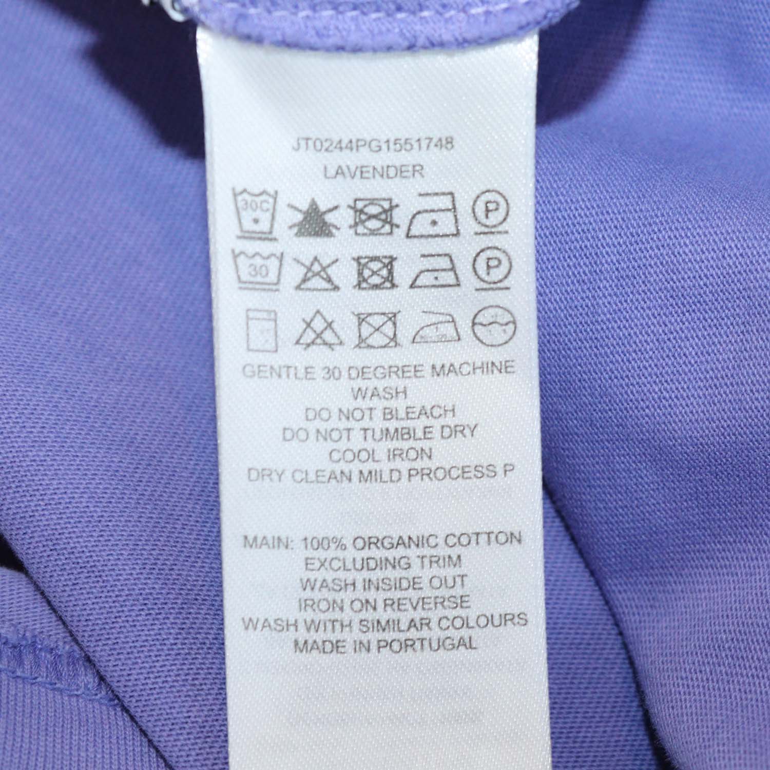 J.W. Anderson Purple Cotton Logo Embroidery Gradient T-shirt