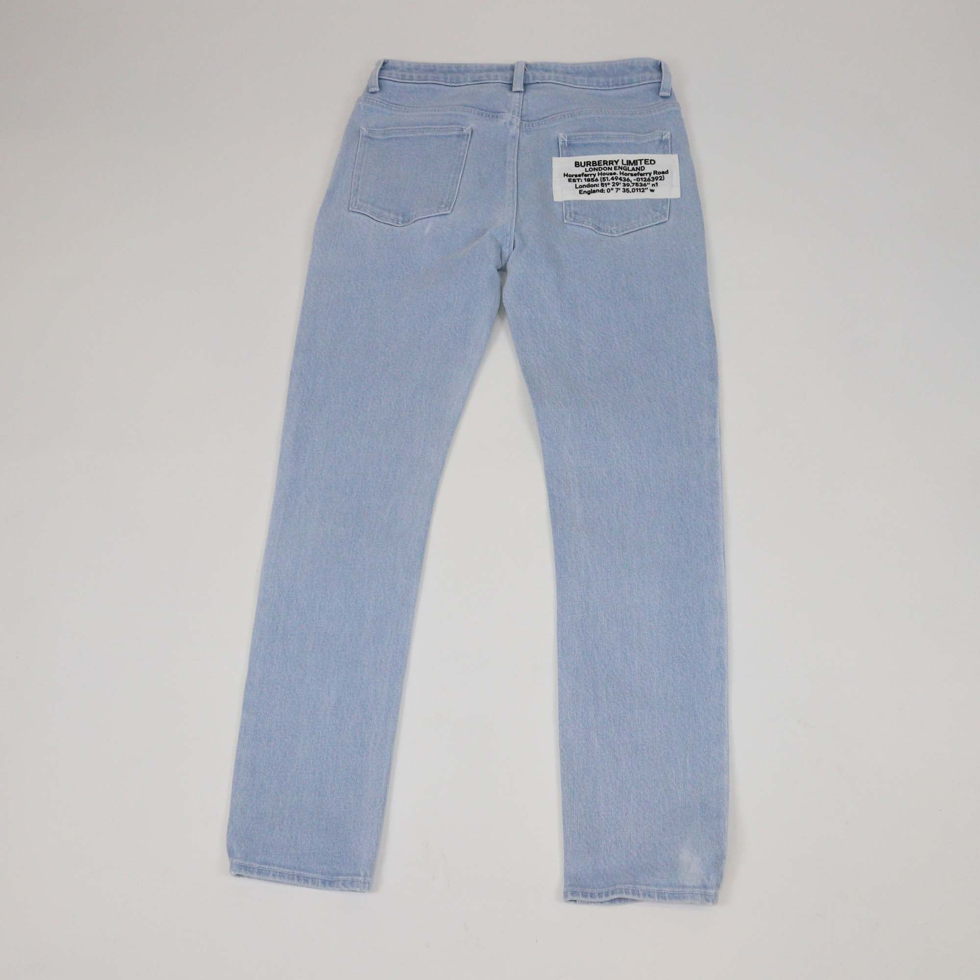 Burberry Light Blue Denim Skinny Jeans
