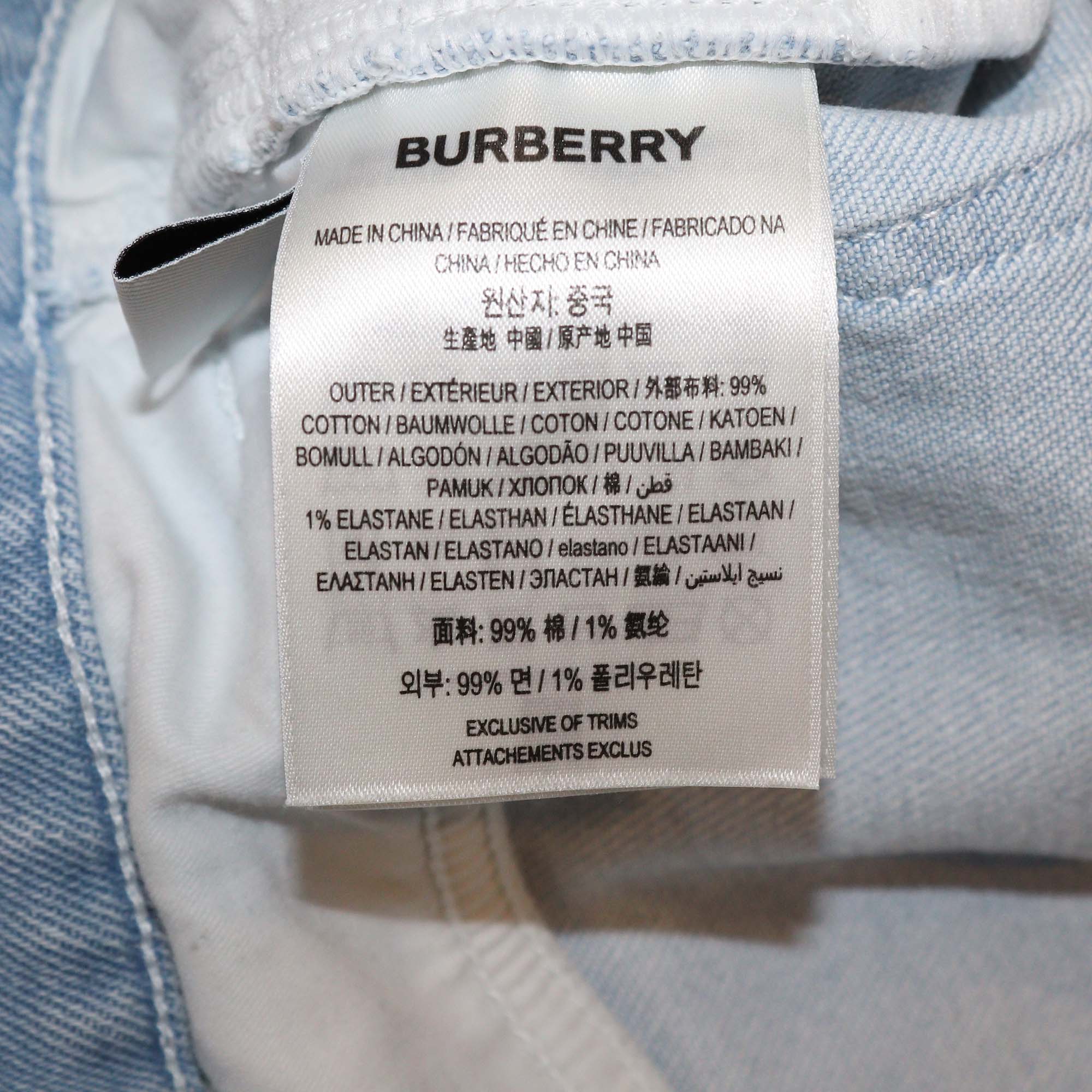 Burberry Light Blue Denim Skinny Jeans