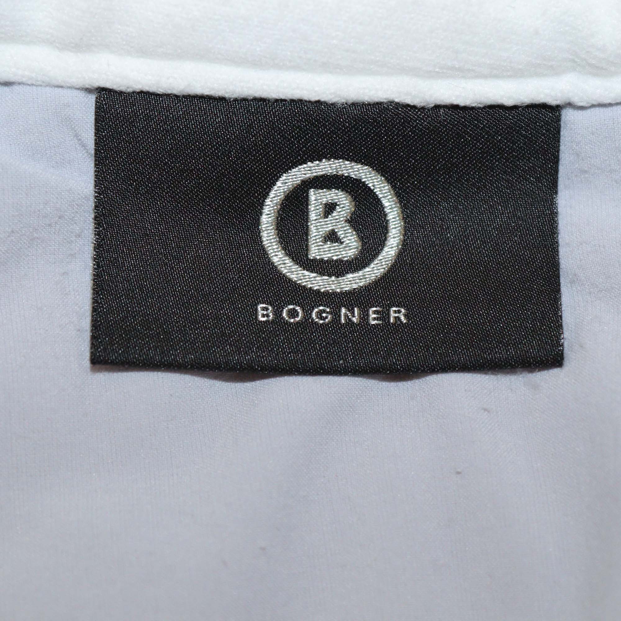 Bogner Grey Camouflage Print Blend Nylon Belted Ski Trouser