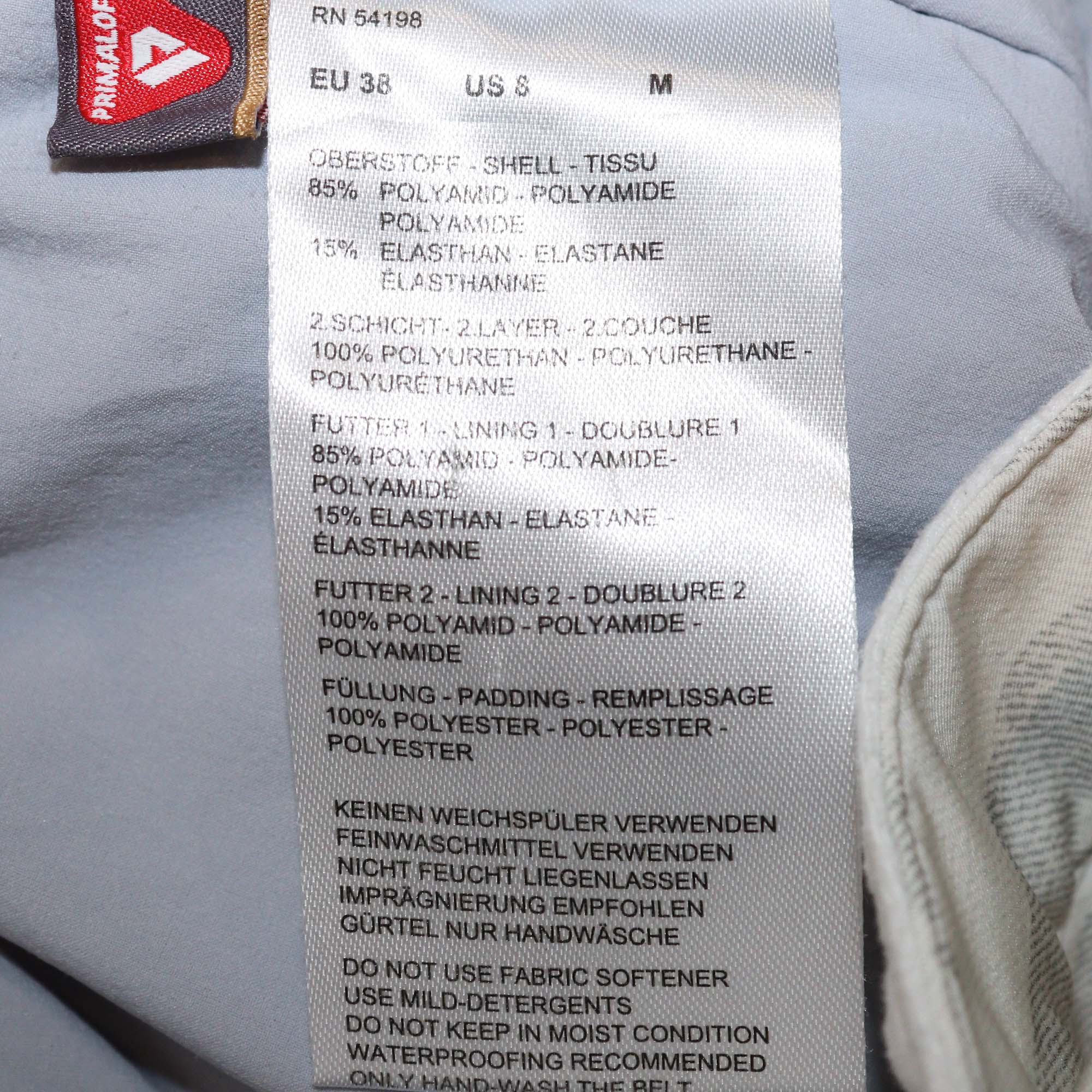 Bogner Grey Camouflage Print Blend Nylon Belted Ski Trouser