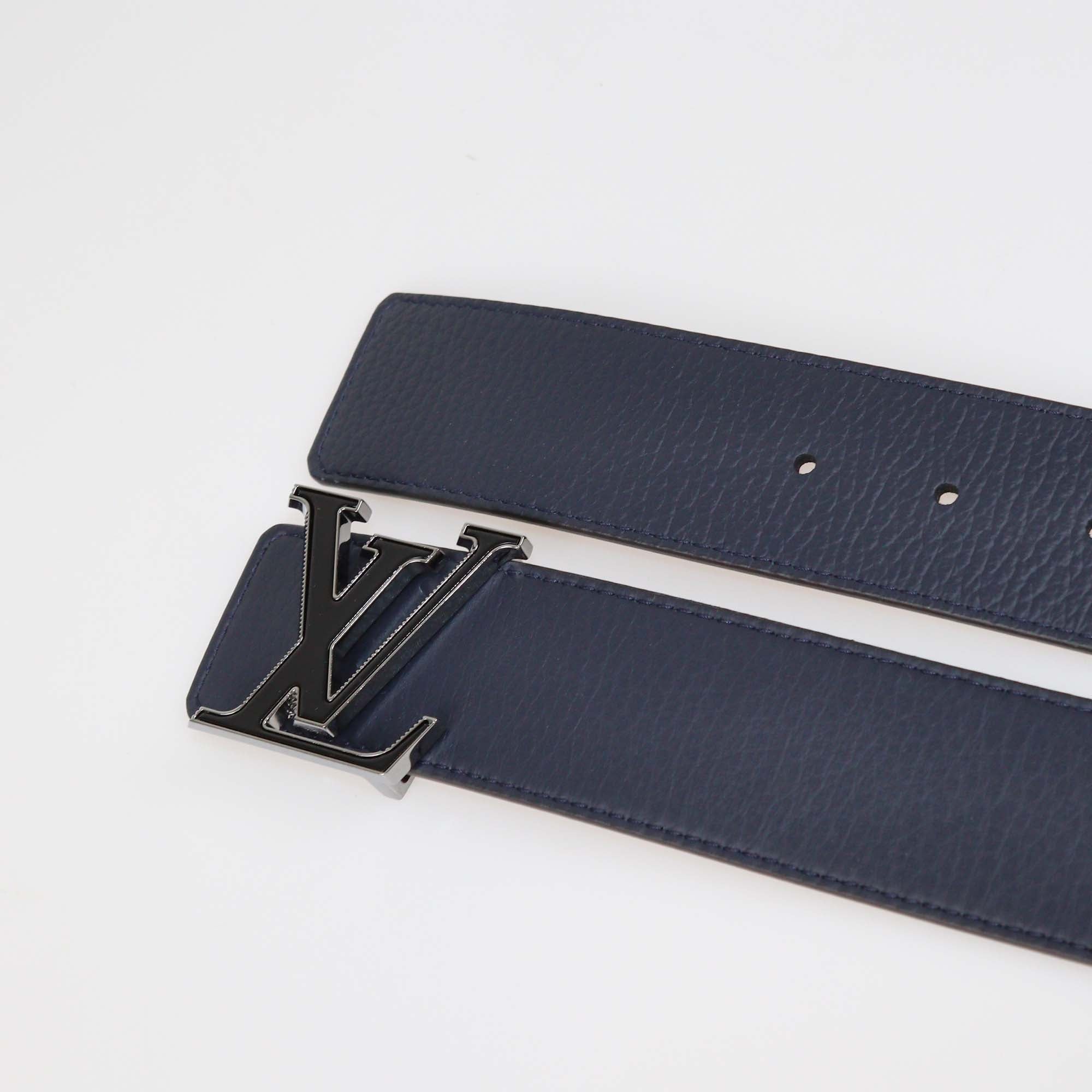 Louis Vuitton Black/Brown Leather Reversible 40mm Tilt Belt