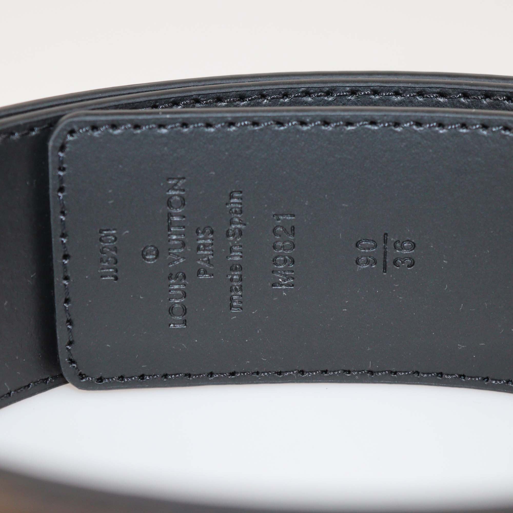 Louis Vuitton Monogram Canvas Reversible 40mm LV Initiales Belt