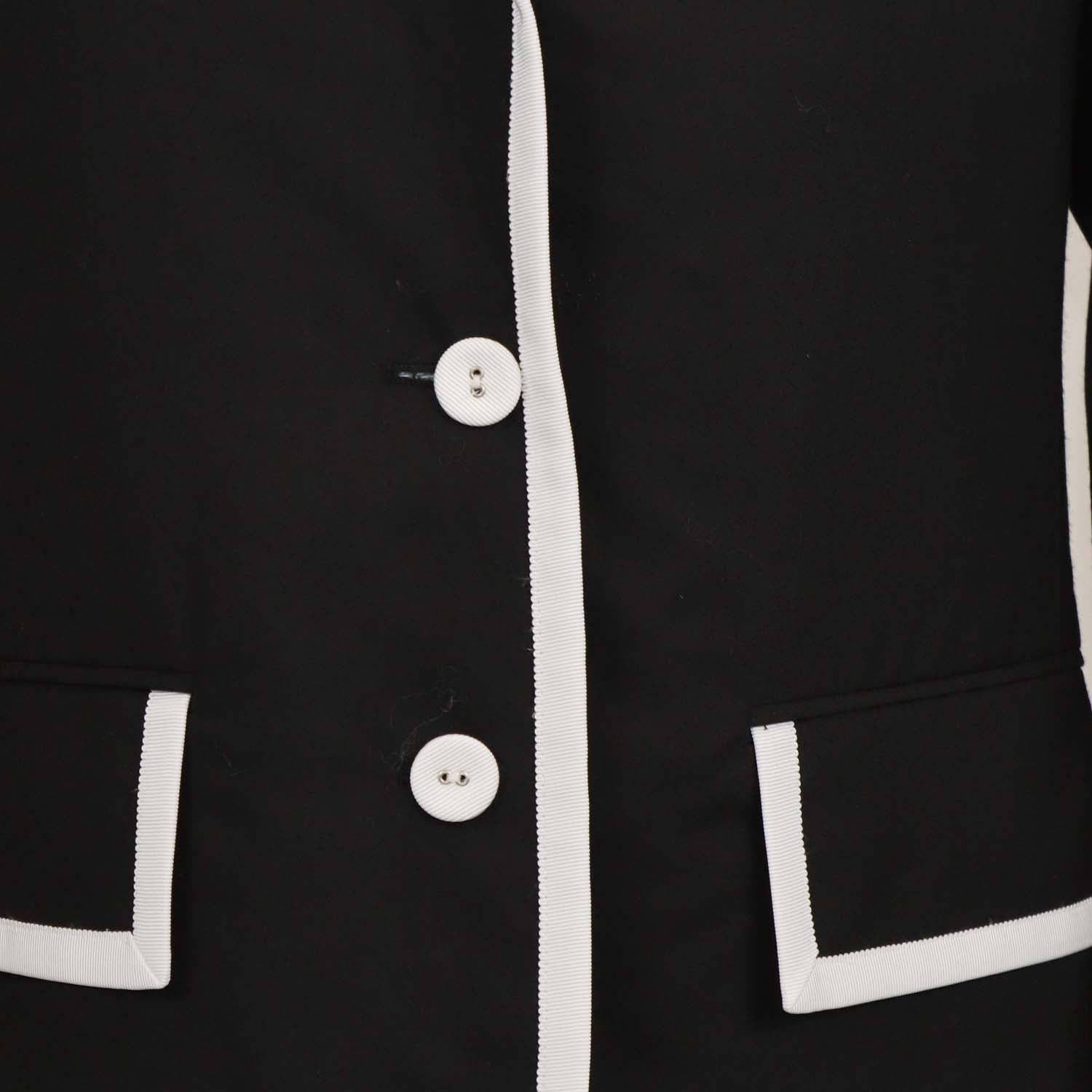Thom Browne Black Wool Super 120s Plain Weave Blazer