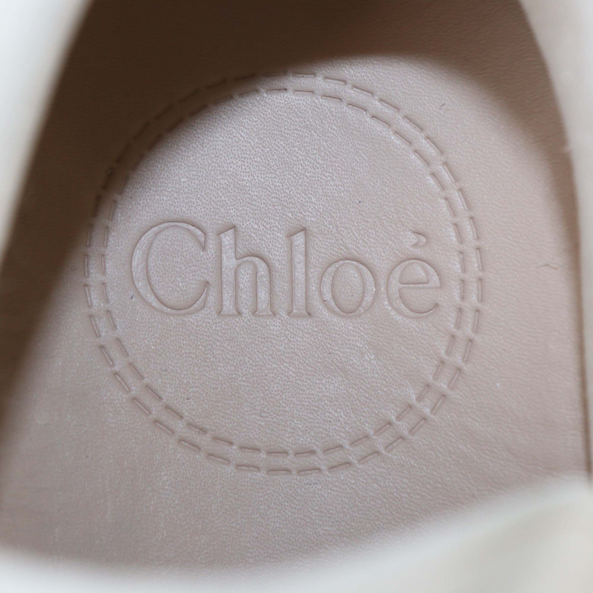 Chloe Cosmic Blue Mesh Fabric Nama Sneakers