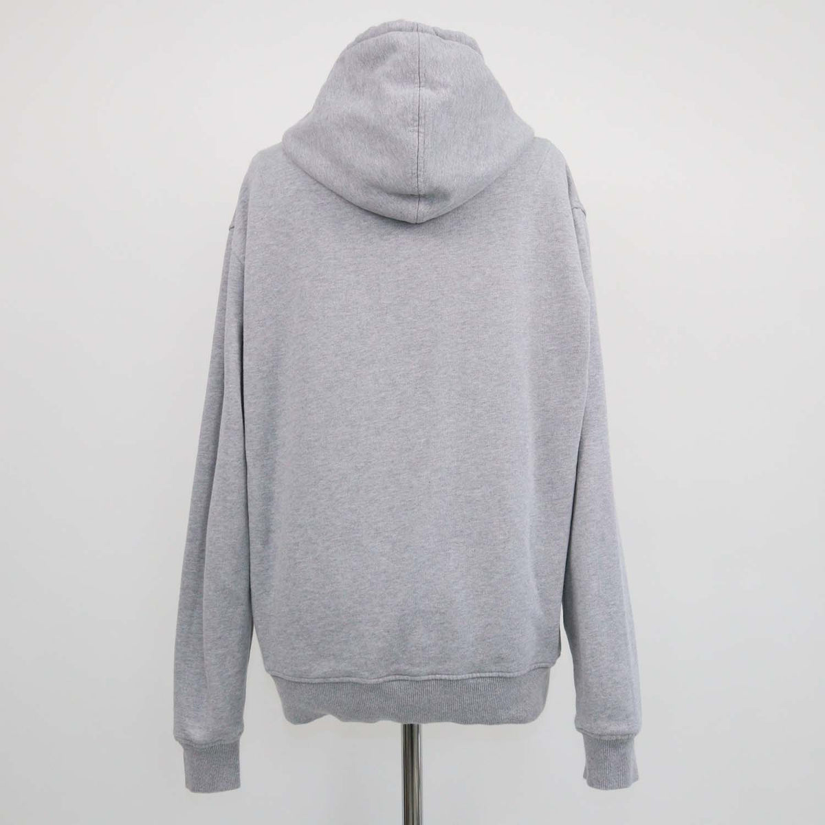 Ami Alexandre Mattiussi Grey Cotton Ami De Coeur Hoodie