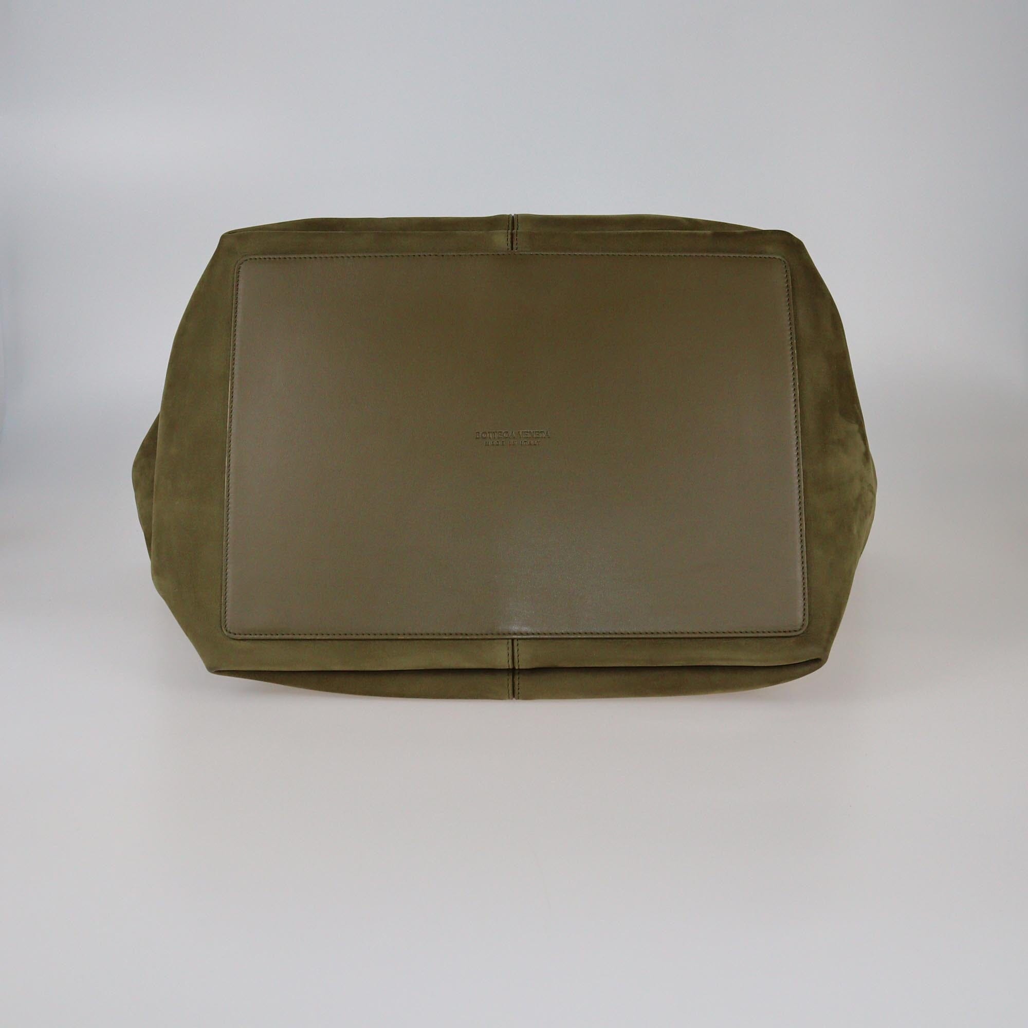 Bottega Veneta Olive Green Large Flip Flap Tote Womens Bottega Veneta