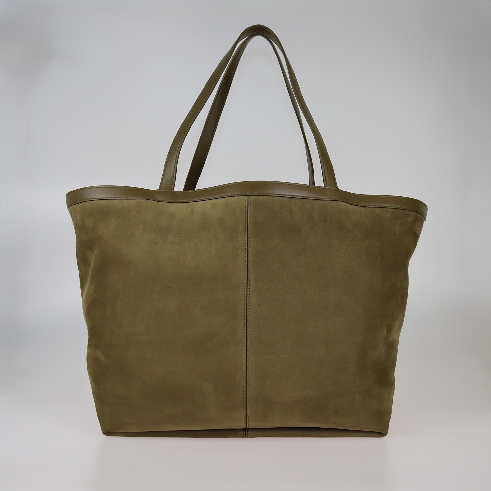 Bottega Veneta Olive Green Large Flip Flap Tote Womens Bottega Veneta