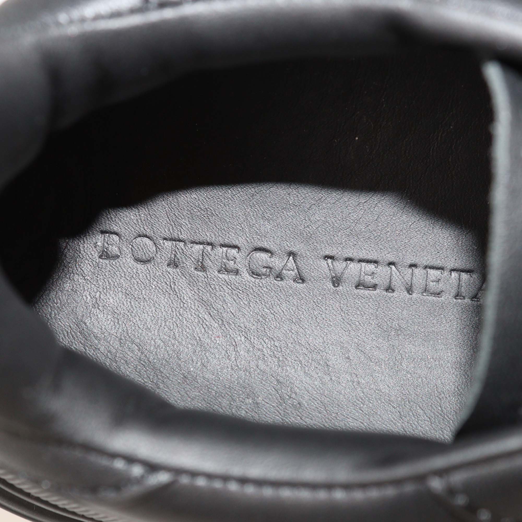 Bottega Veneta Black Leather Speedster Sneakers