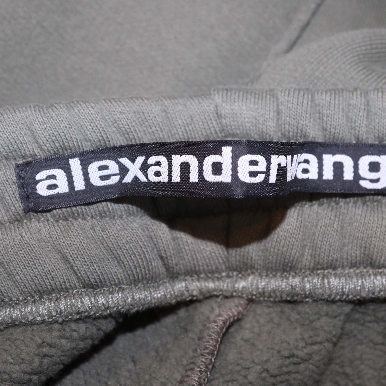 Alexander Wang Grey/Green Cotton Hybrid Sweatpants Jeans