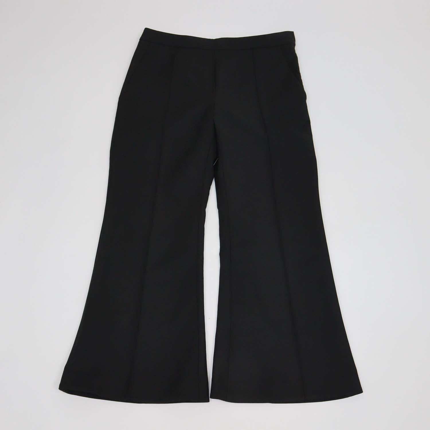 Ellery Black Viscose Blend Flared Pants