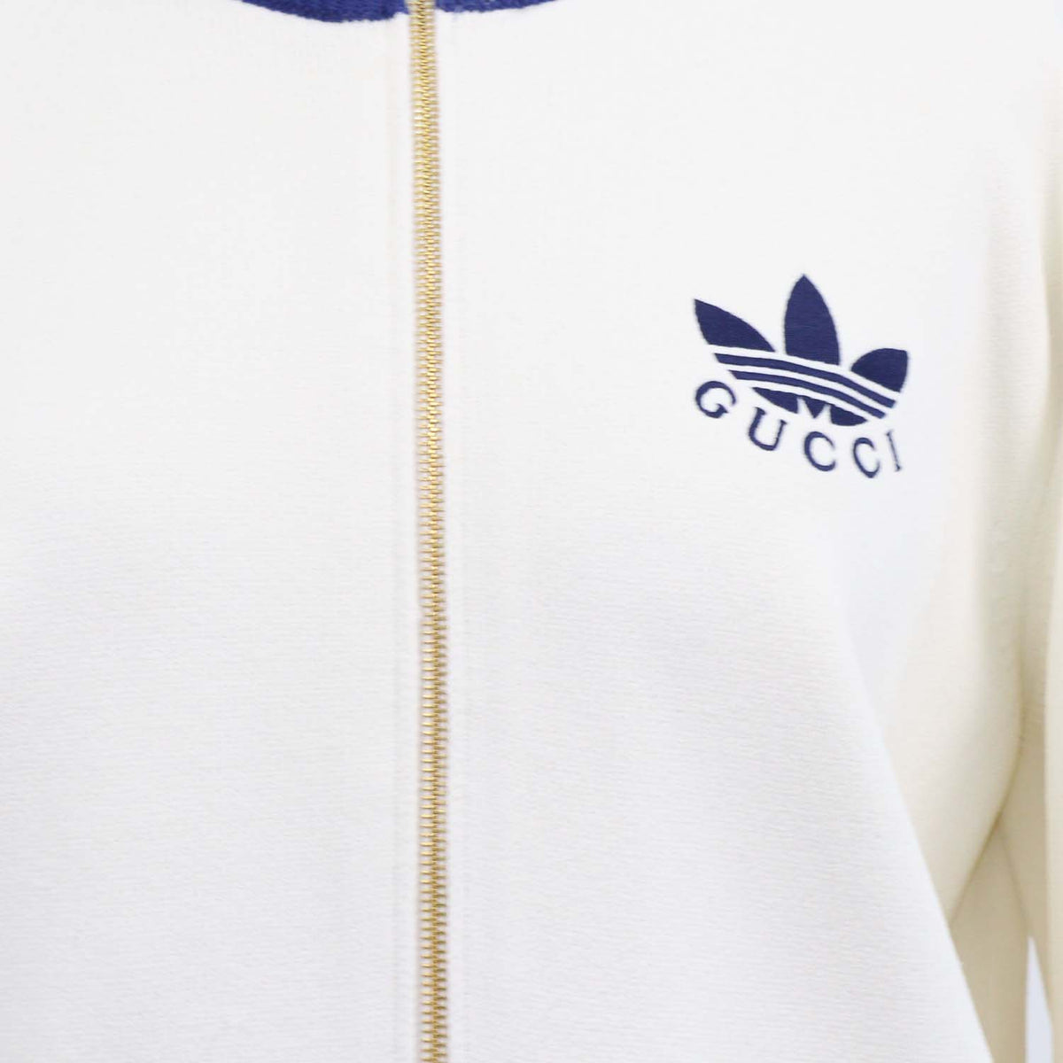 Gucci x Adidas Off White Blend Viscose Bomber jacket